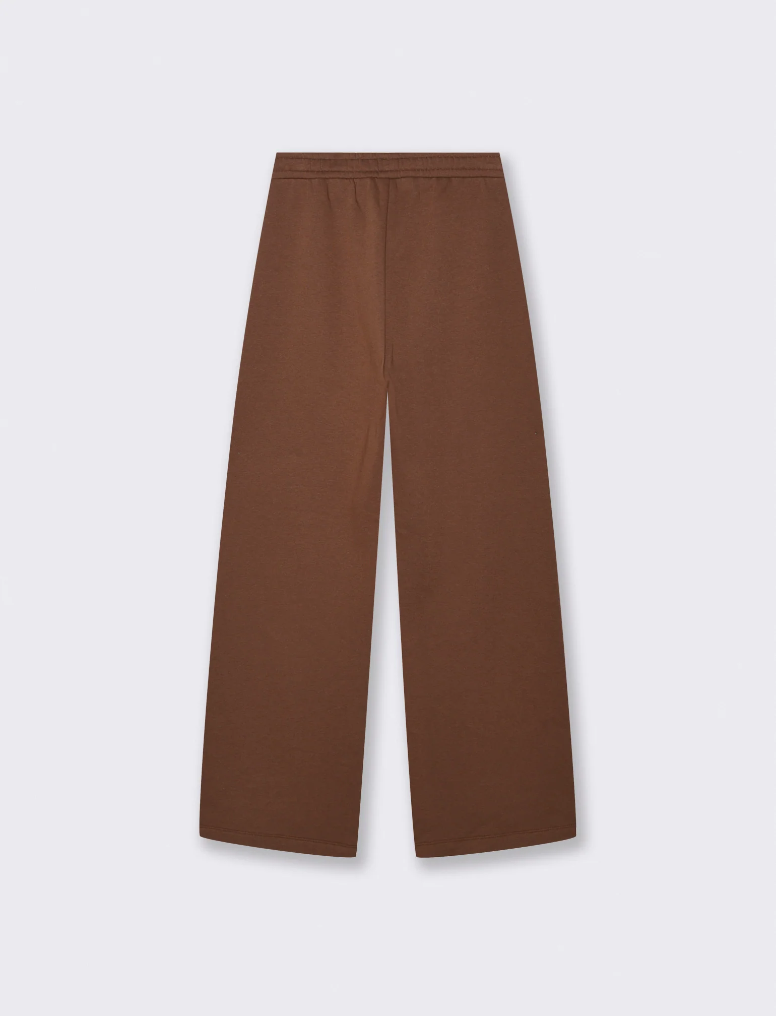 Jogger Flare con Elastico in Vita - Marrone cioccolato - Image 2