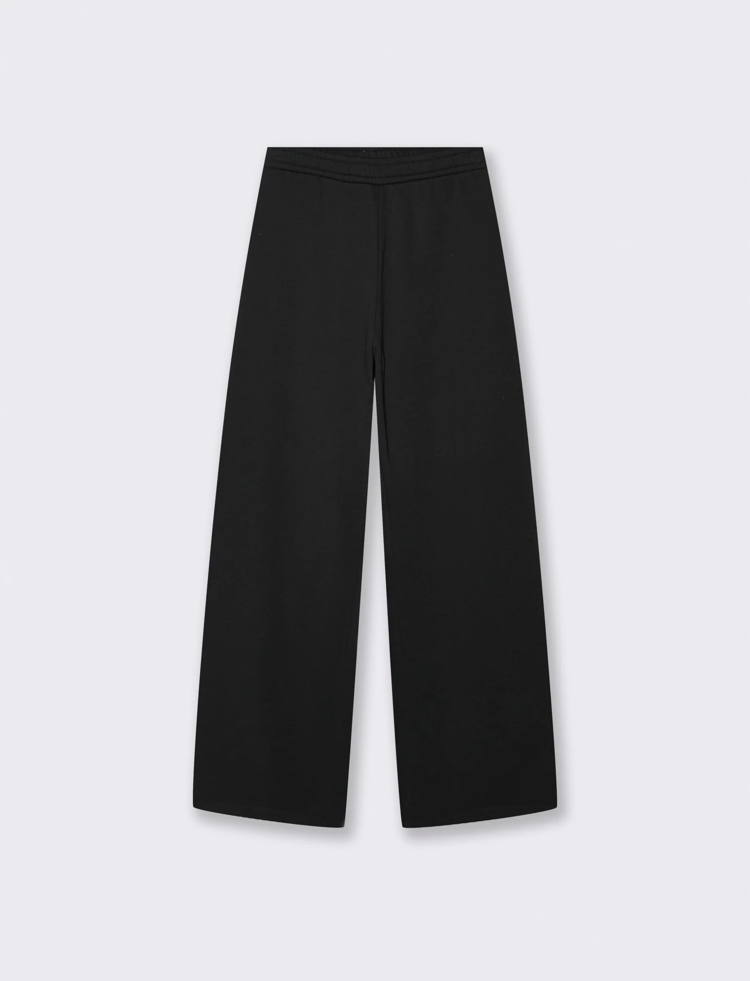 Jogger Flare con Elastico in Vita - Nero