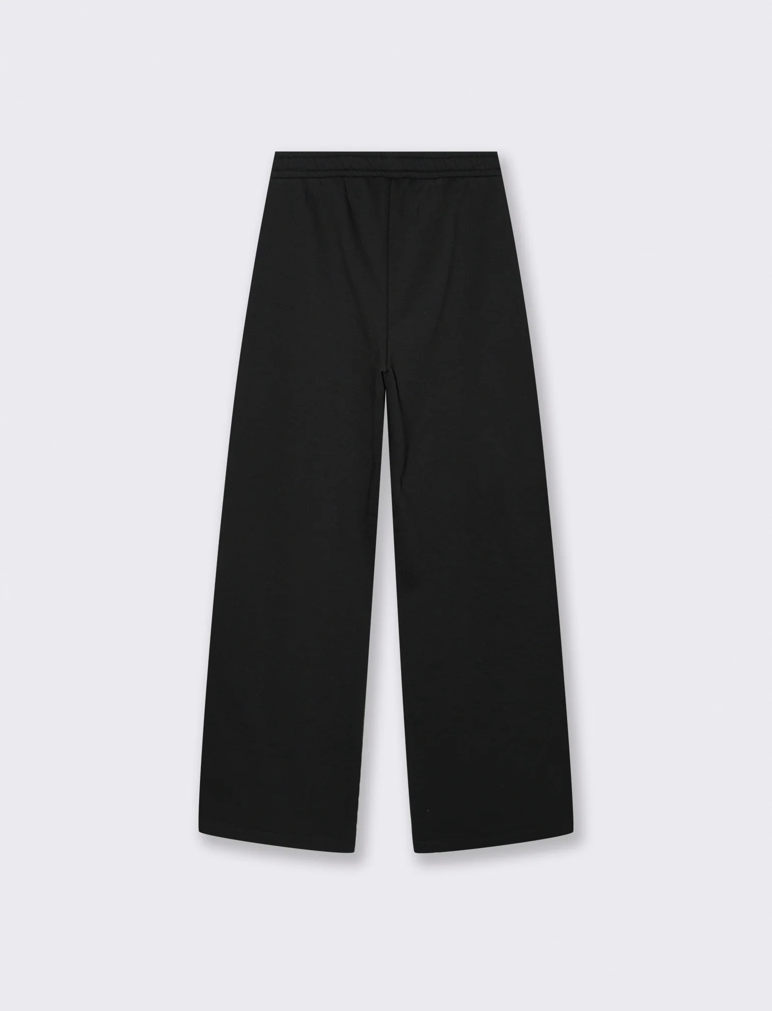 Jogger Flare con Elastico in Vita - Nero - Image 2