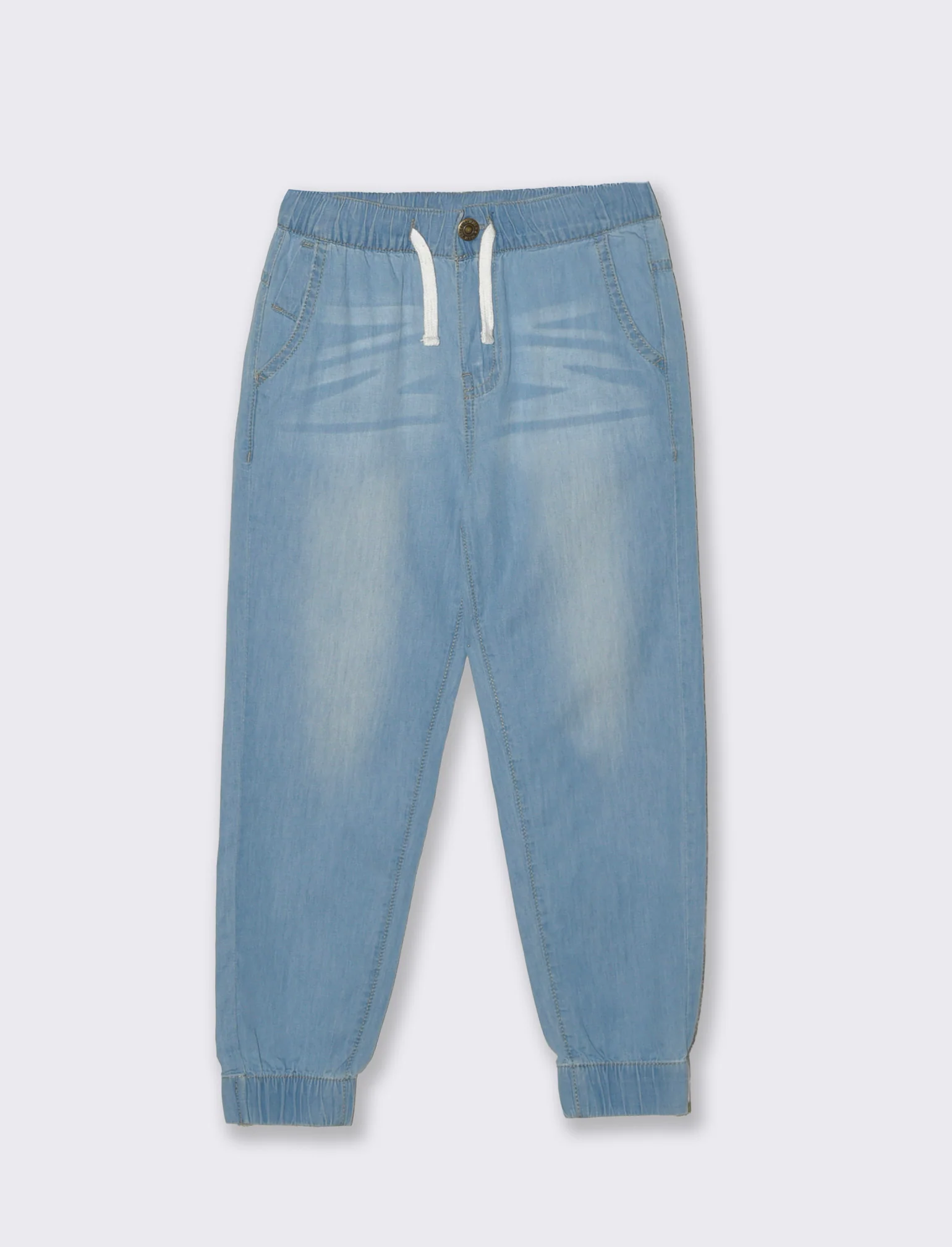 Jogger in Chambray per uno stile casual - Denim chiaro