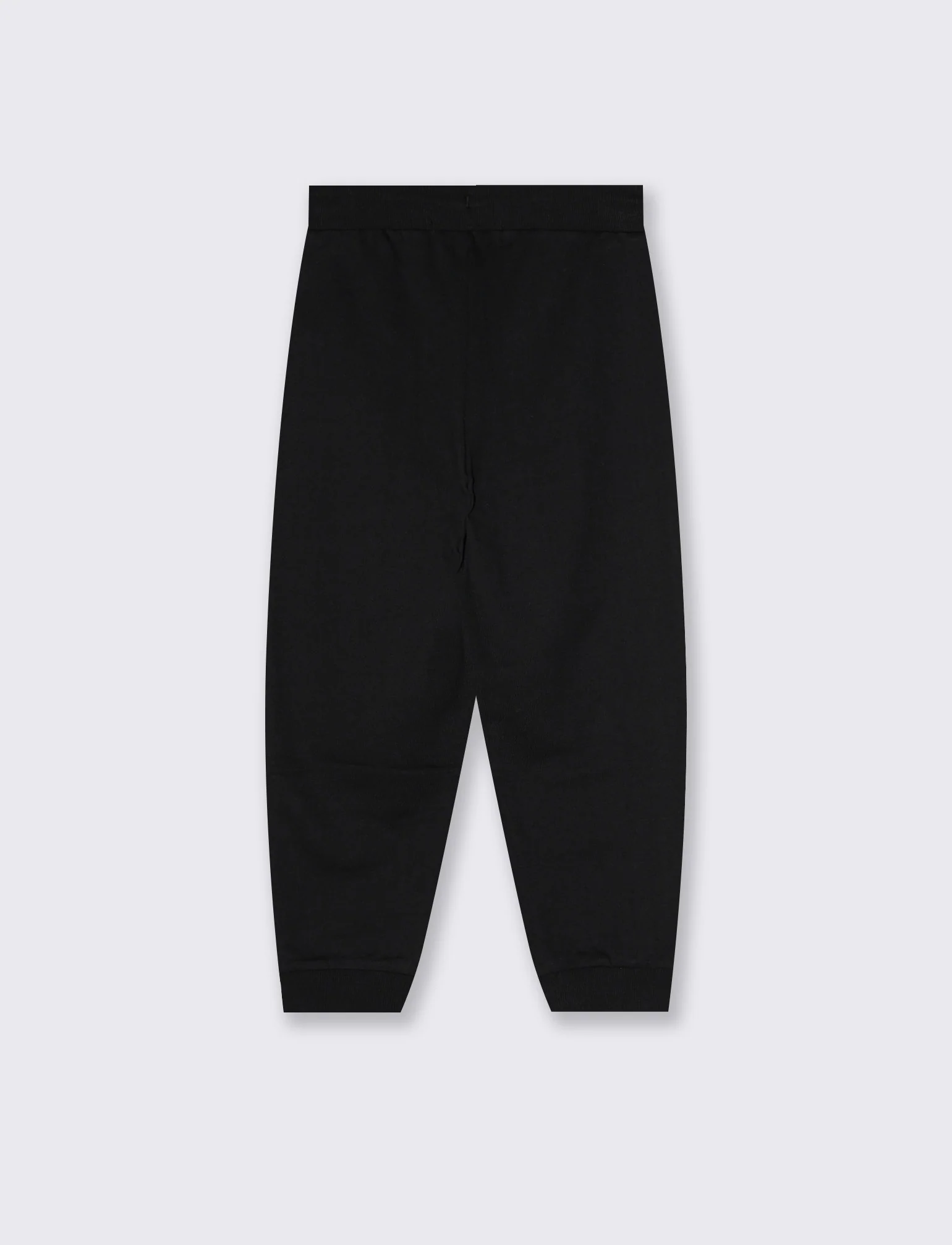 Jogger in cotone con tasche e coulisse - Nero - Image 2