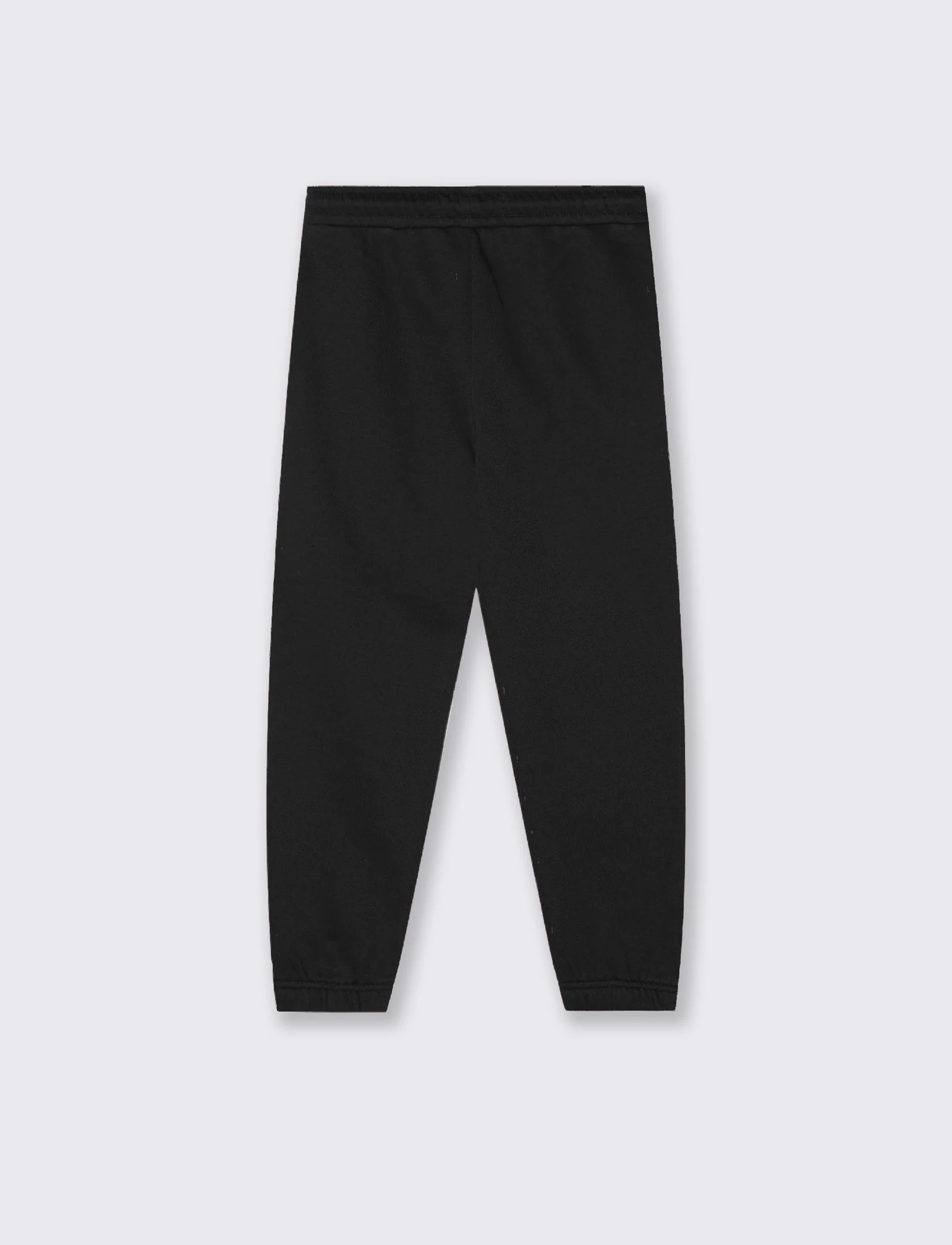 Jogger in Felpa con Coulisse e Patch - Nero - Image 2