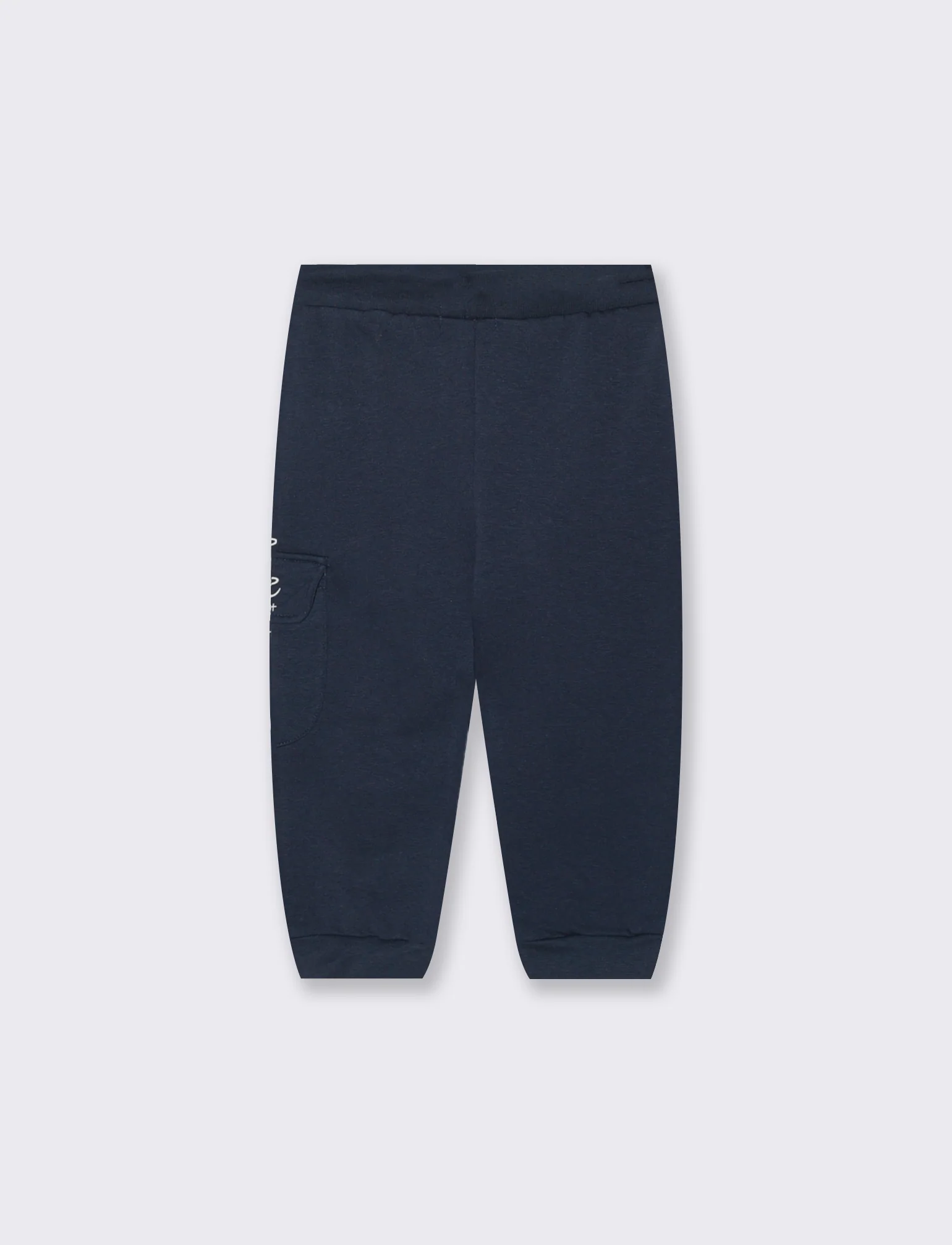Jogger in felpa con tasche - Blu - Image 2