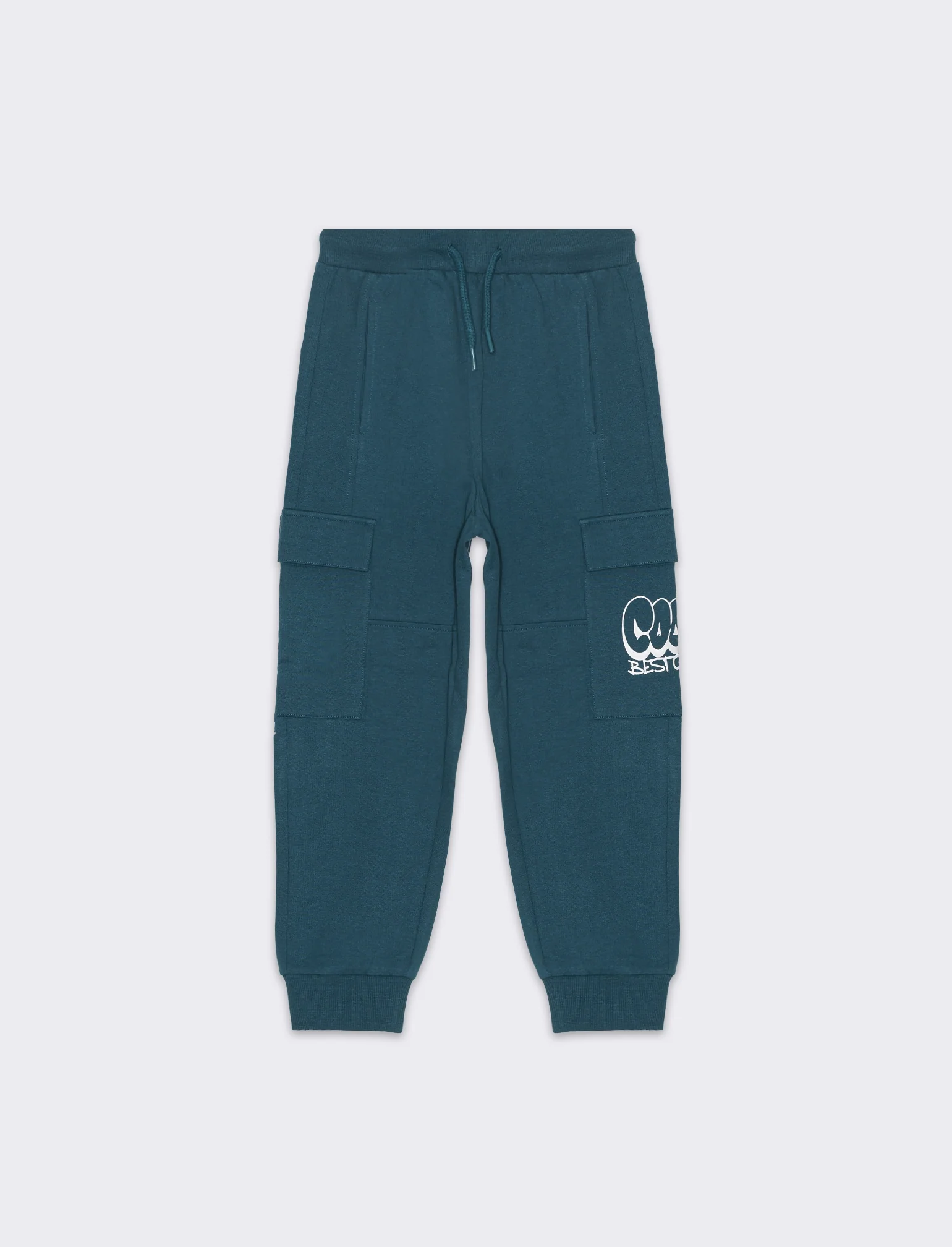 Jogger in felpa da bambino - Verde Ottanio