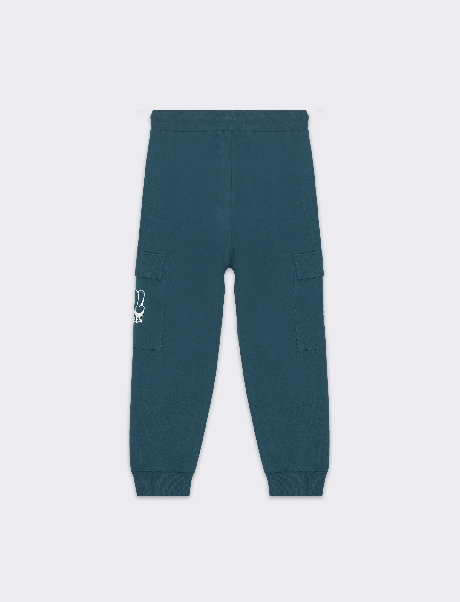 Jogger in felpa da bambino - Verde Ottanio - Image 2