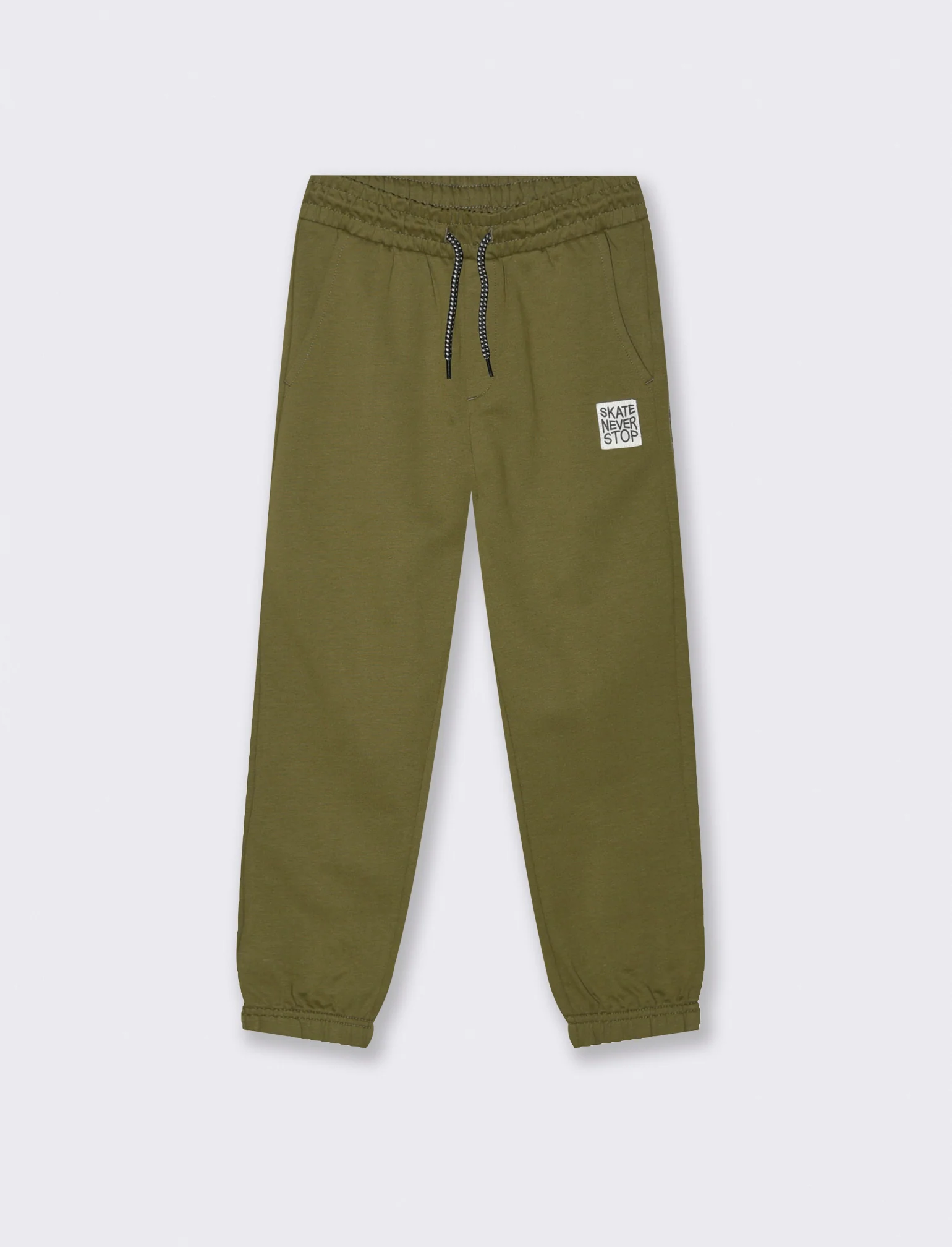JOGGER in felpa - Verde militare - Image 2