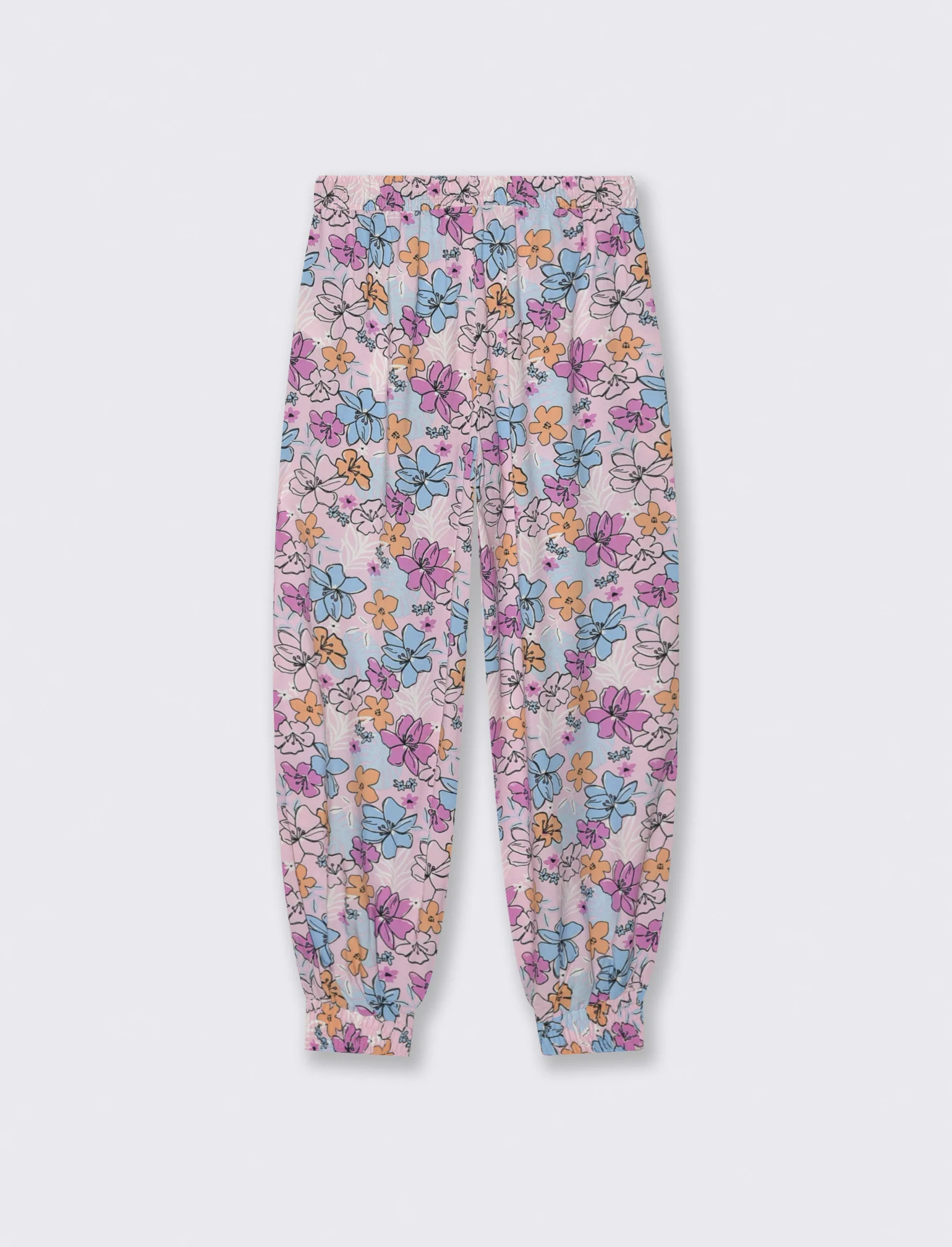 Jogger in viscosa con stampa e comfort - Fantasia - Image 2