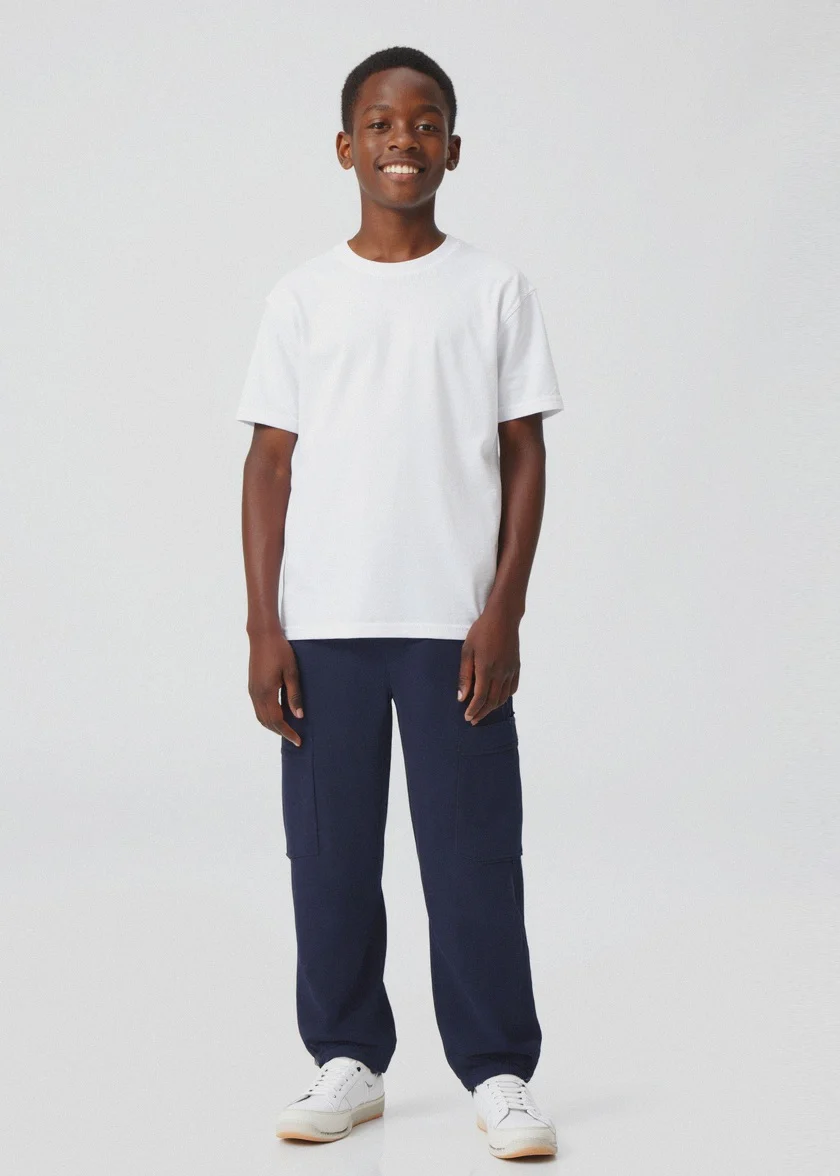JOGGER MODELLO CARGO - Blu