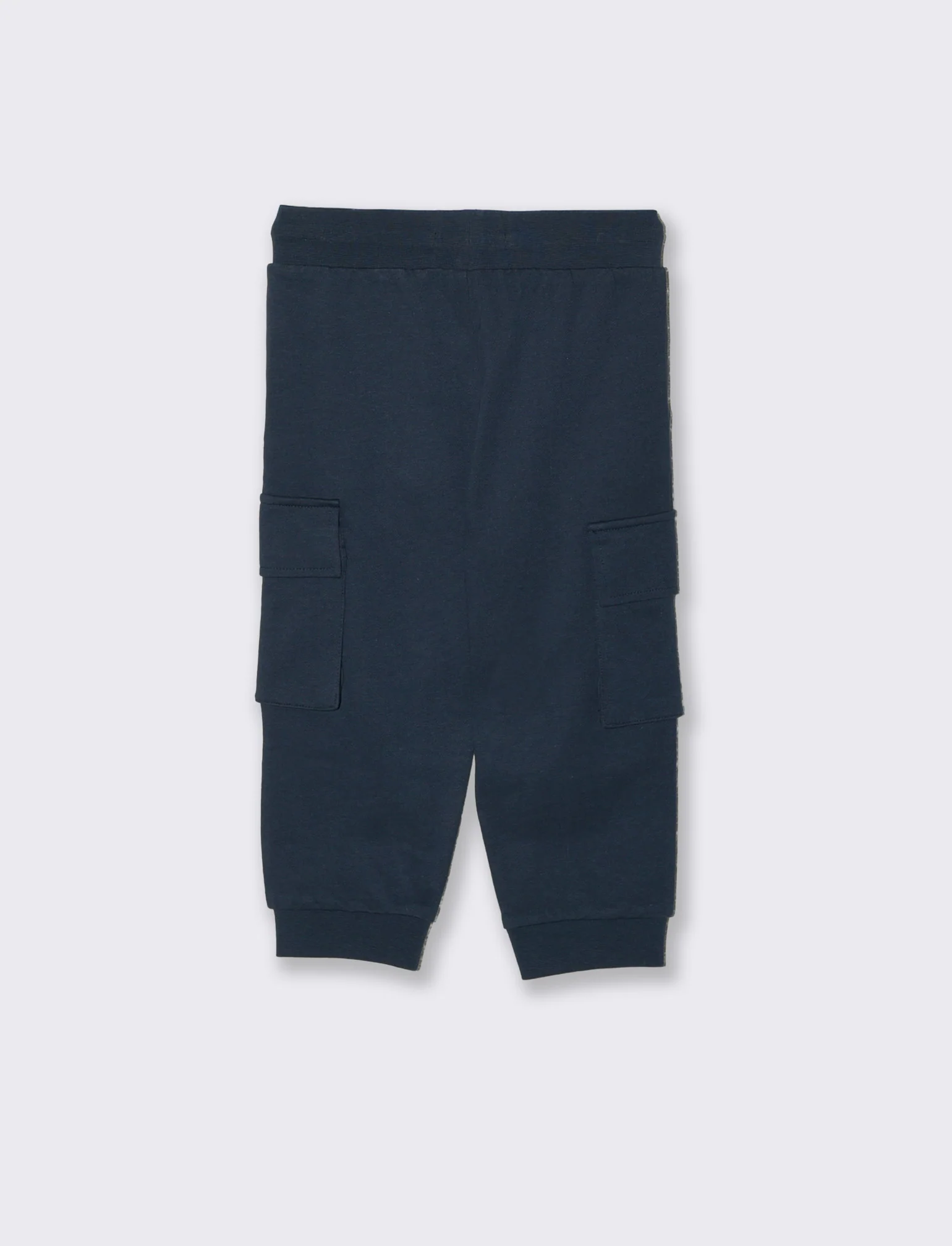 Jogger sportivi con tasconi laterali - Blu - Image 3