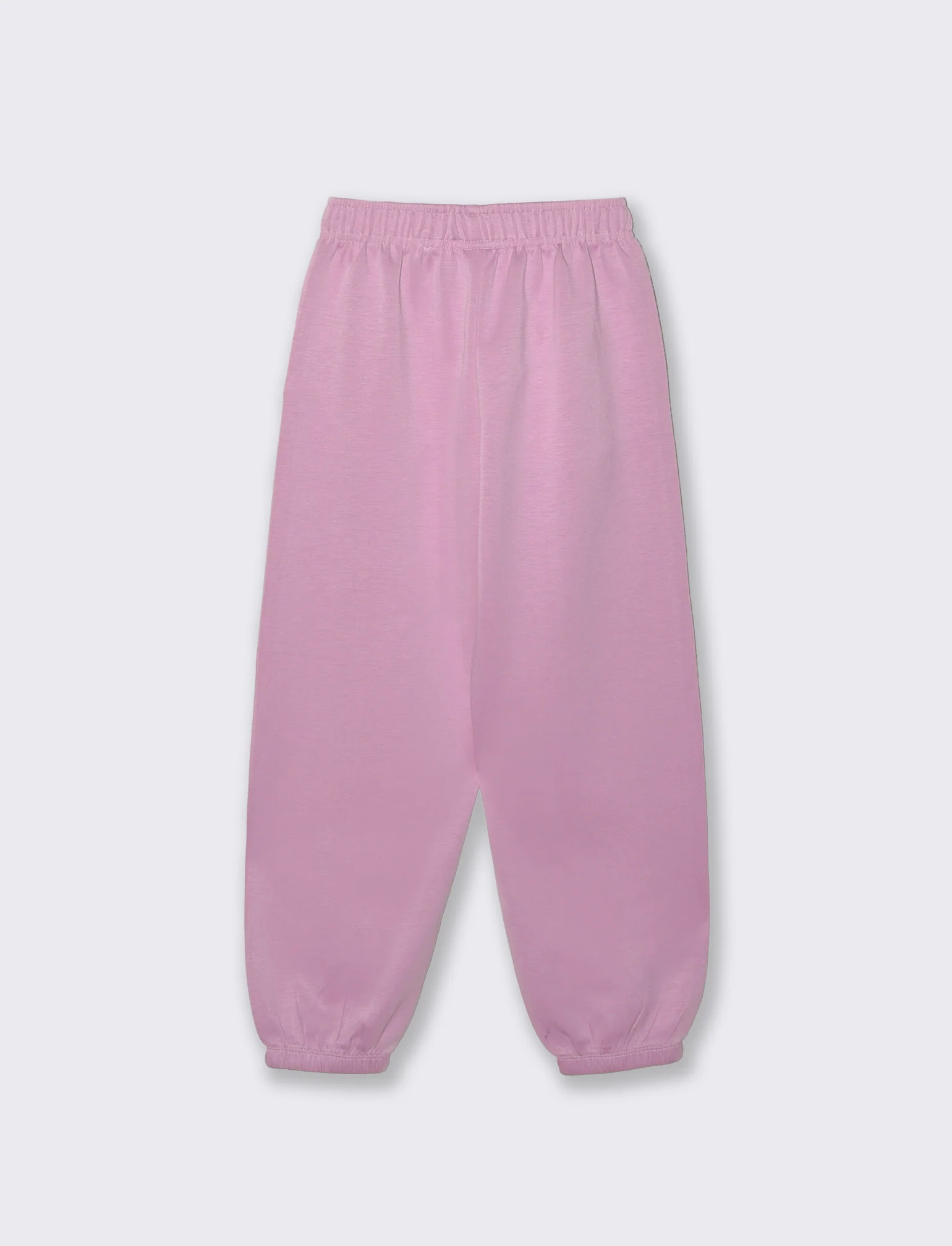 Jogger sportivo con profili a contrasto - Rosa - Image 2