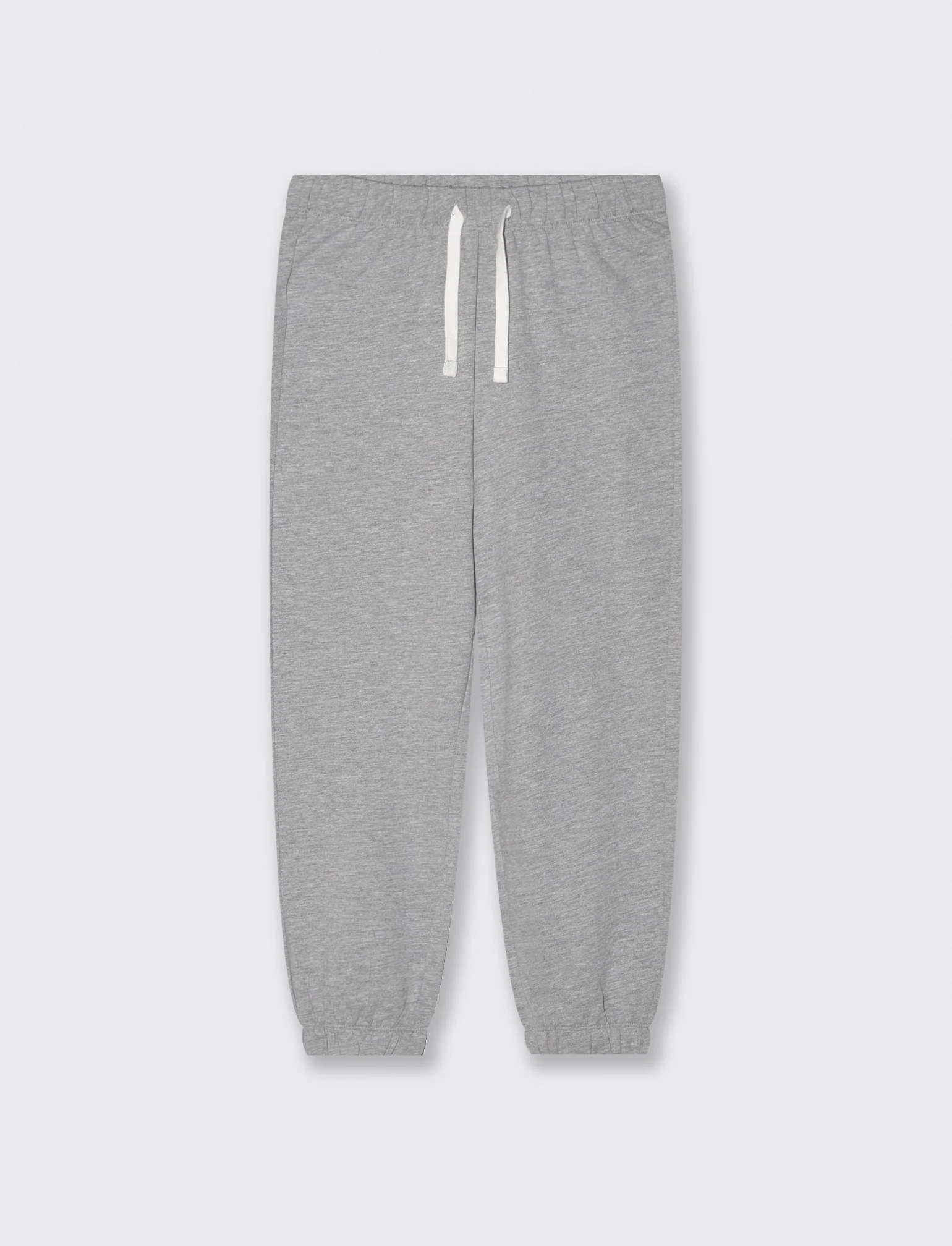 Joggers Comfort in Cotone Elasticizzato - Grigio mel.