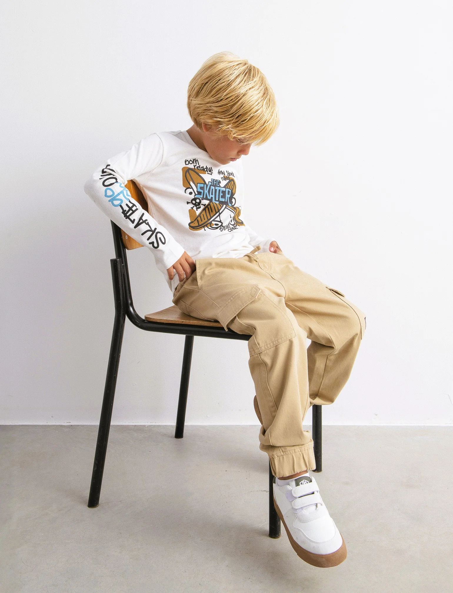 Jogging cargo. - Beige