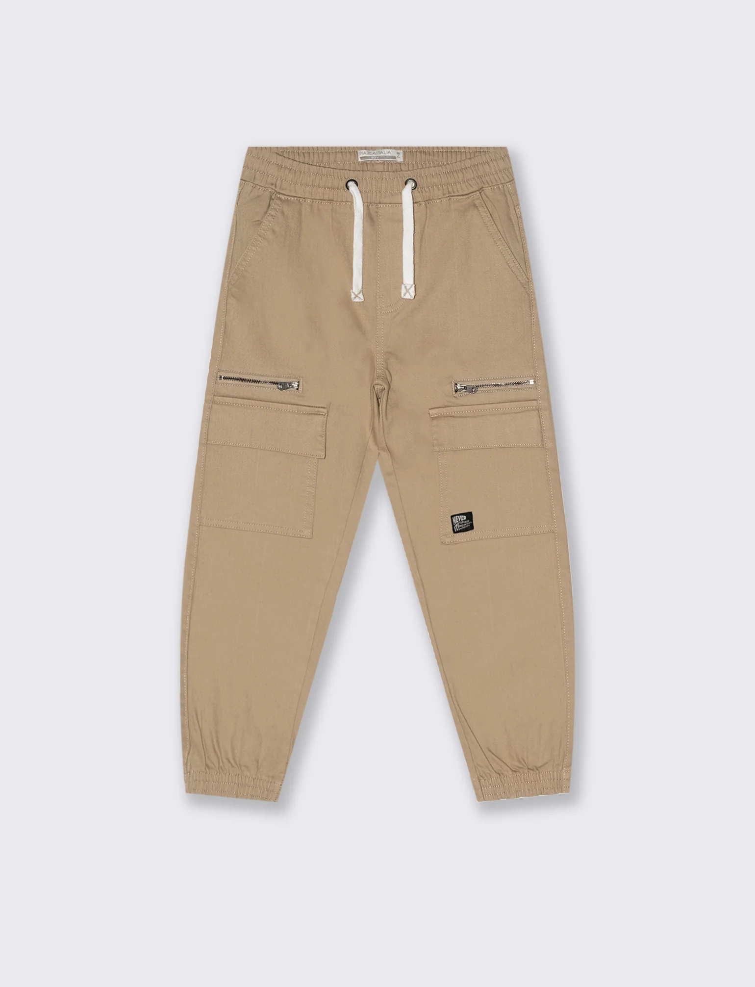 Jogging con tasconi. - Beige - Image 3