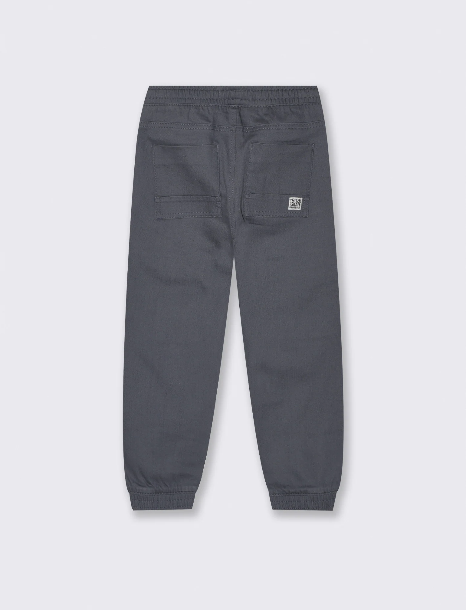 Jogging e comfort con tasconi in cotone - Grigio - Image 2