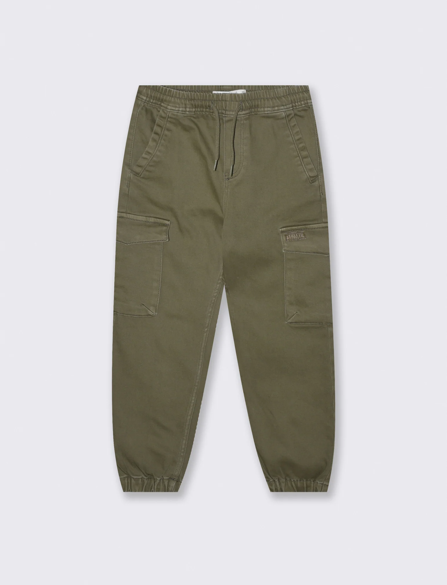 Jogging e pantaloni cargo in maglia - Verde militare