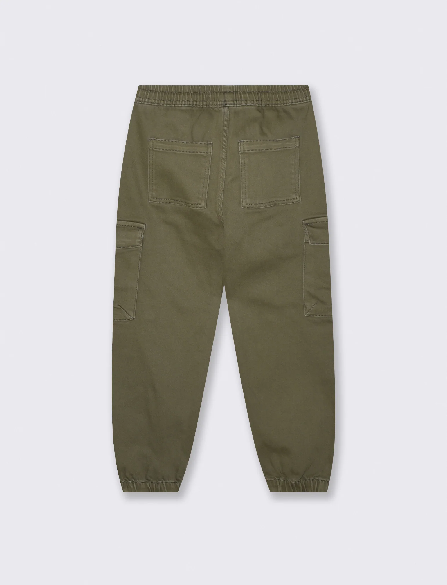 Jogging e pantaloni cargo in maglia - Verde militare - Image 2