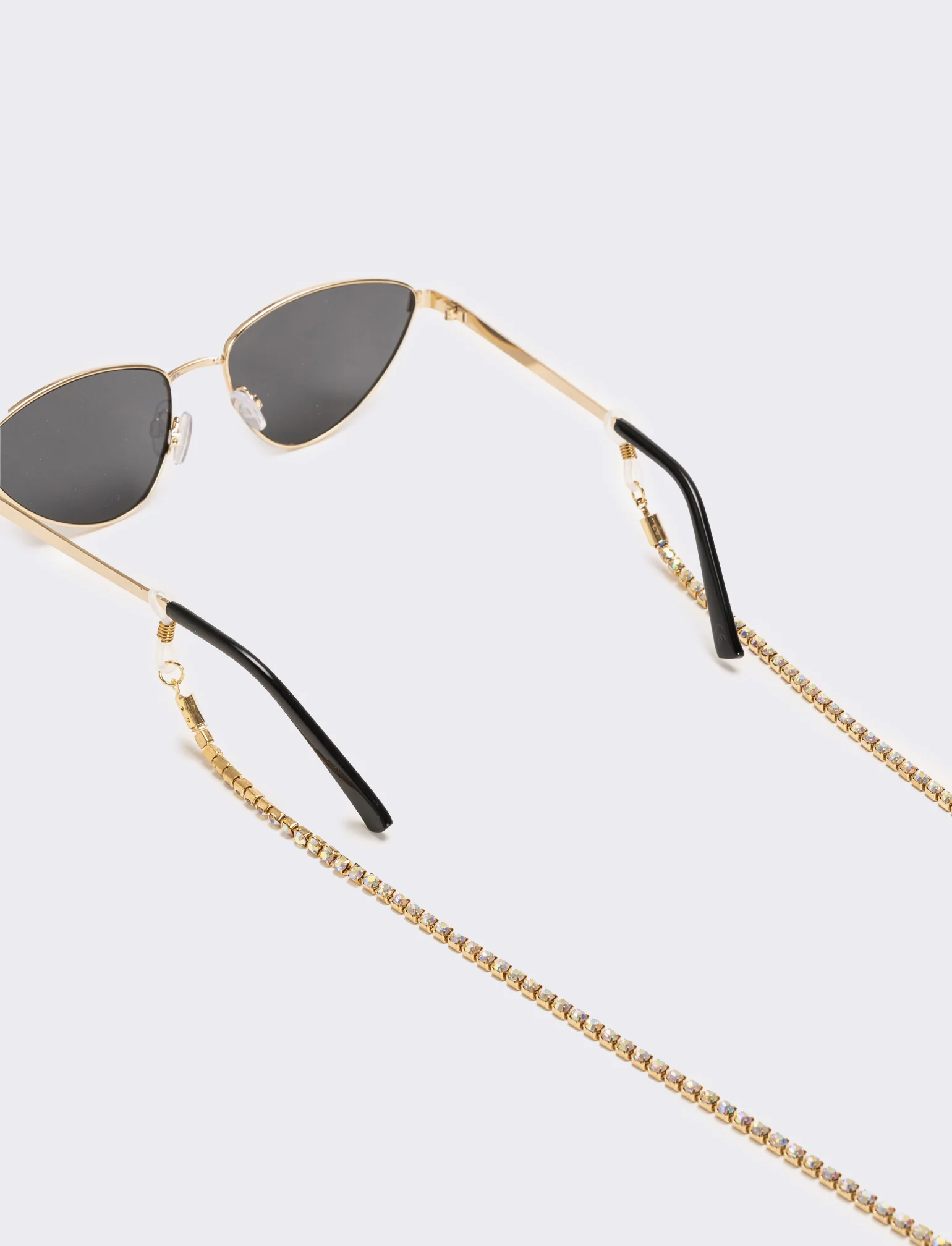 Laccio per occhiali con strass - Oro - Image 3