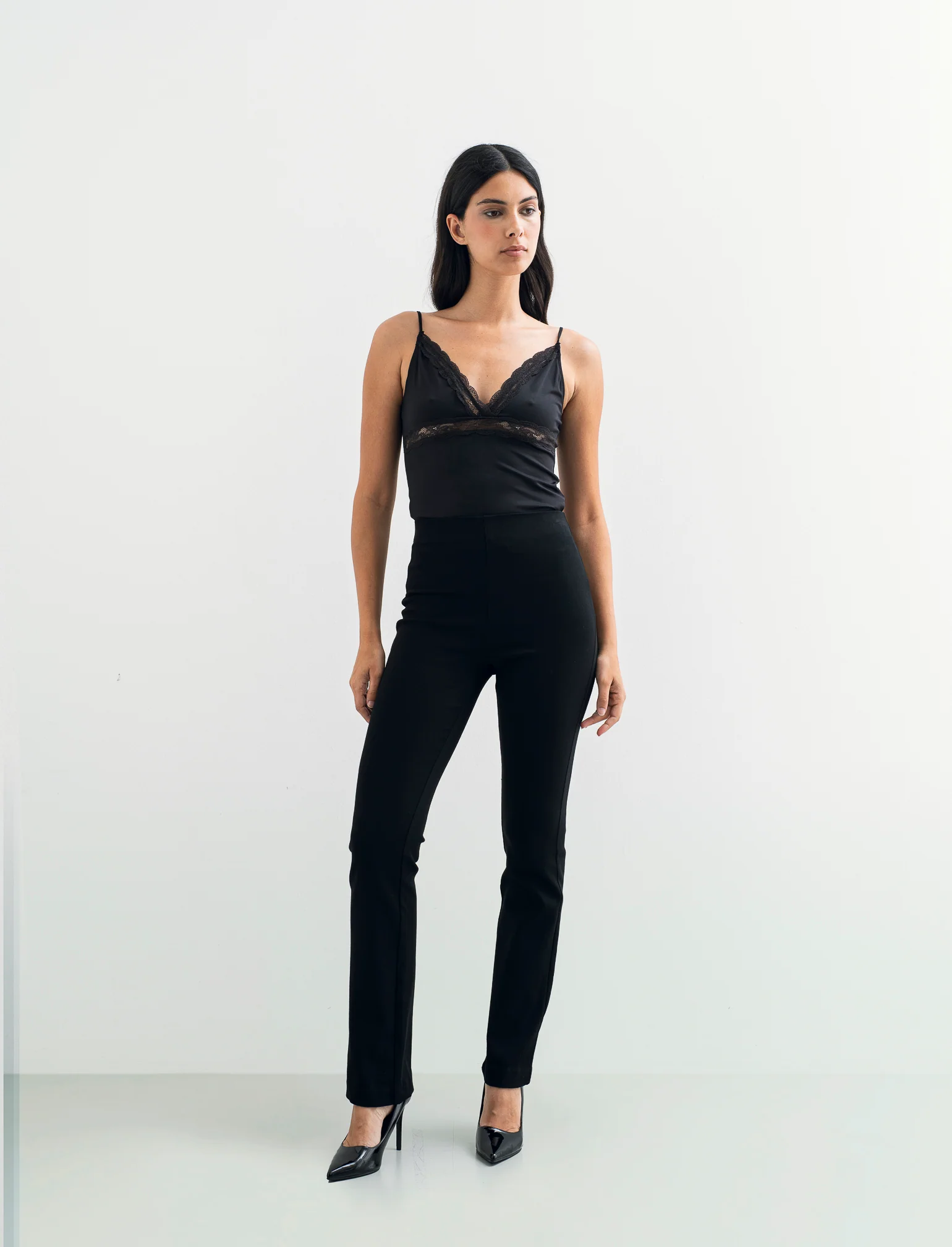 LEGGING IN BENGALINA - Nero - Image 3