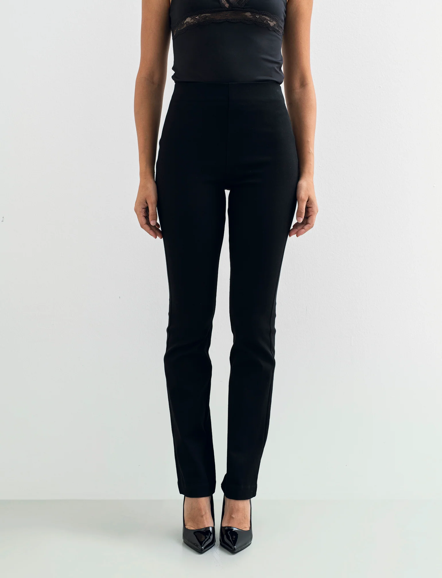 LEGGING IN BENGALINA - Nero - Image 4
