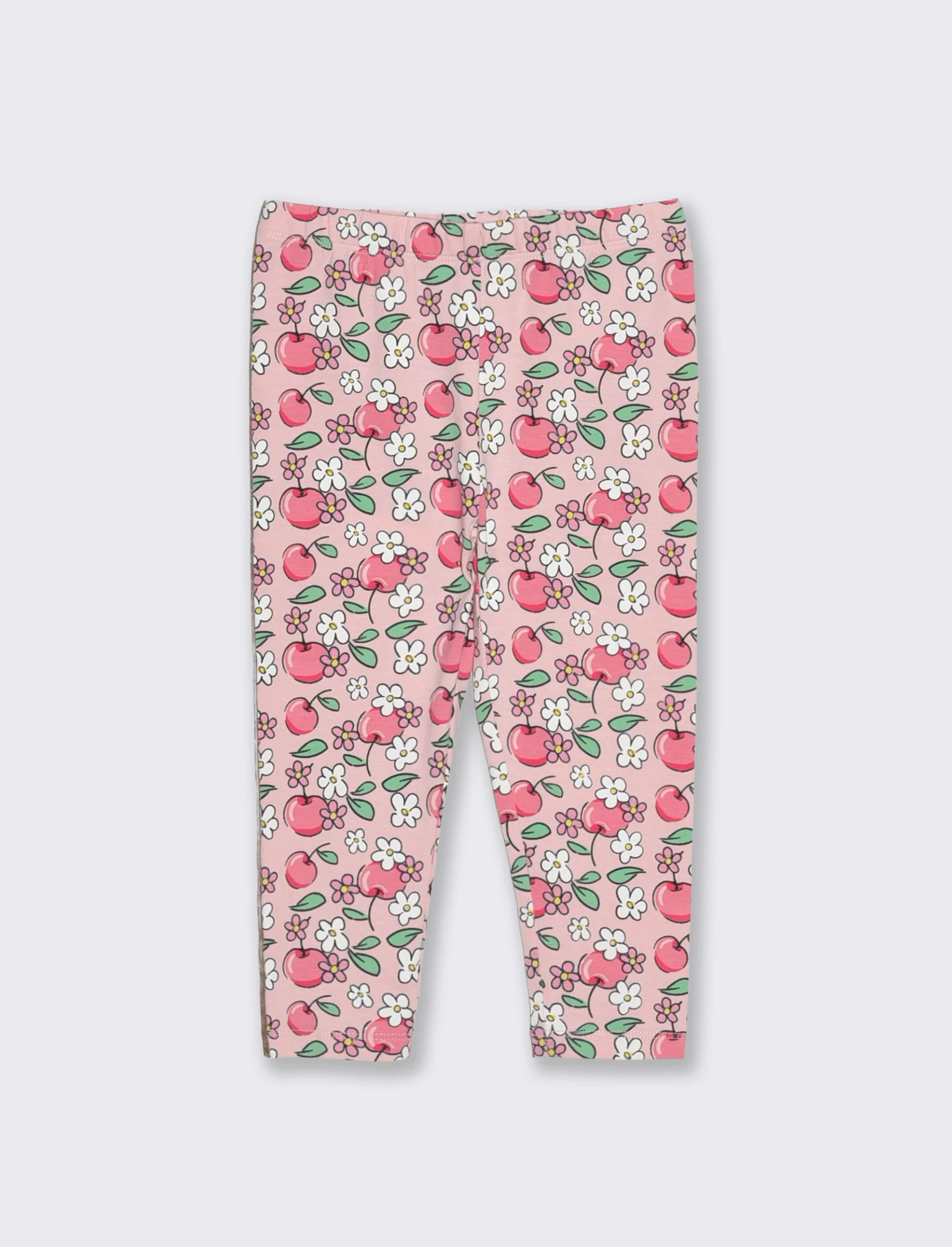 Leggings a fantasia in jersey elastico - Rosa