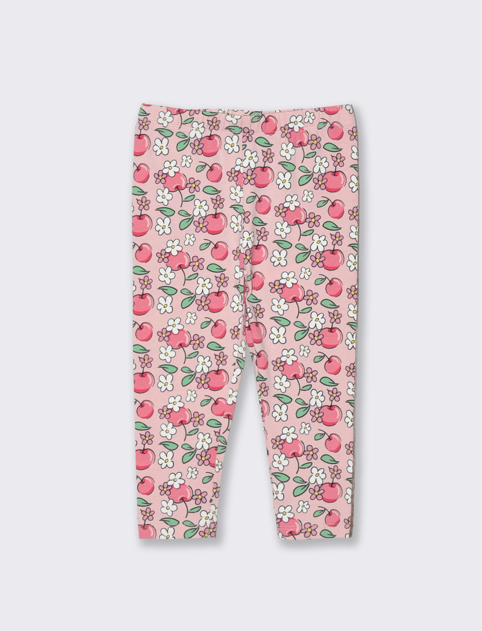 Leggings a fantasia in jersey elastico - Rosa - Image 2