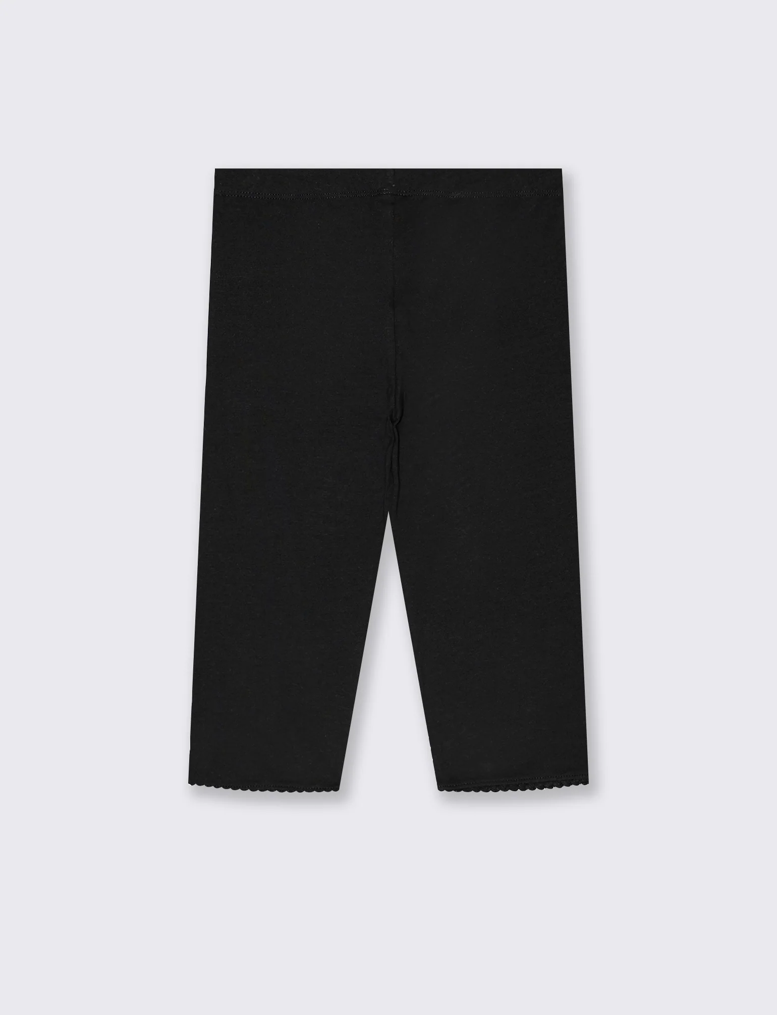 Leggings a tre quarti. da bambina - Nero - Image 2