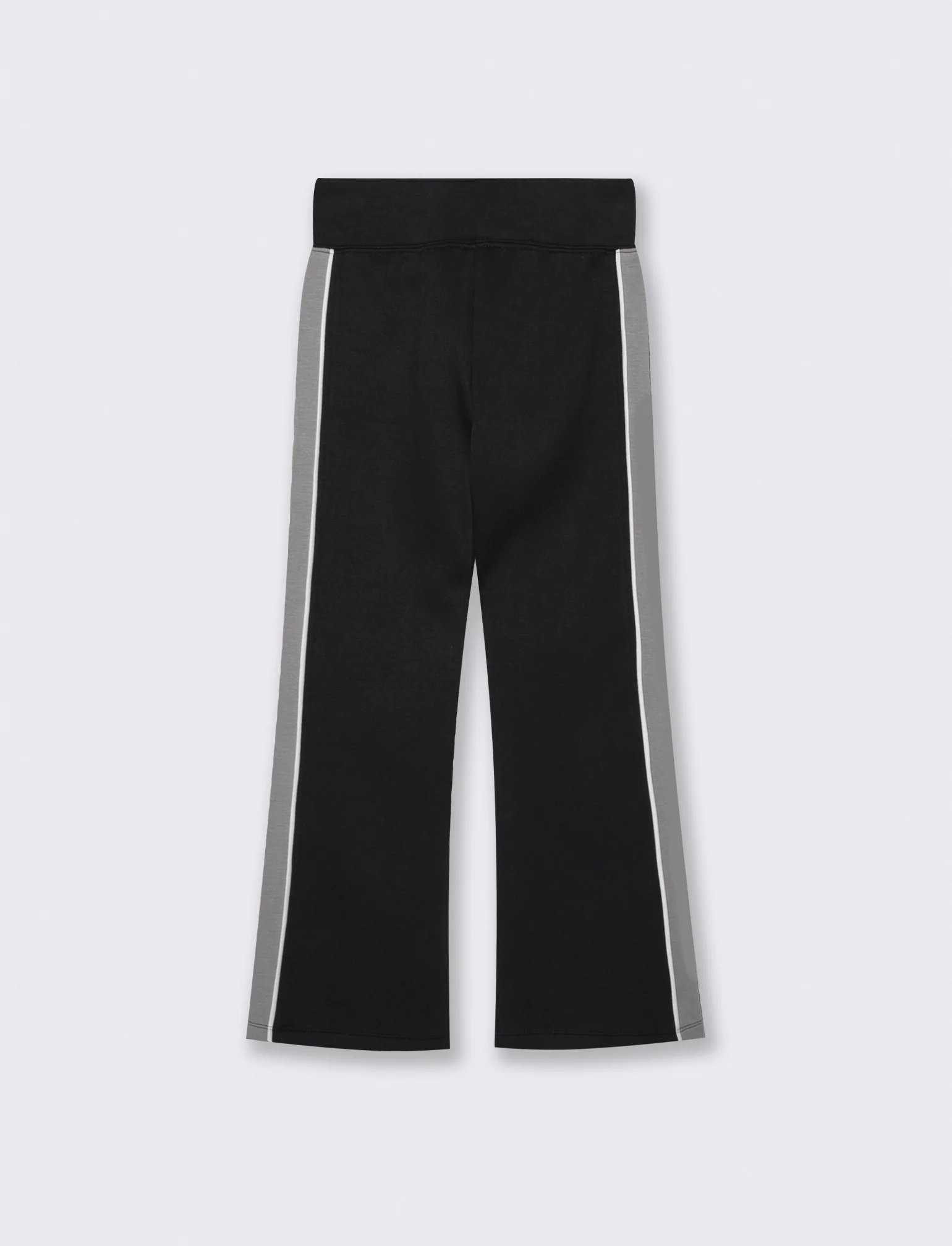 Leggings a zampa in tessuto tecnico - Nero - Image 2
