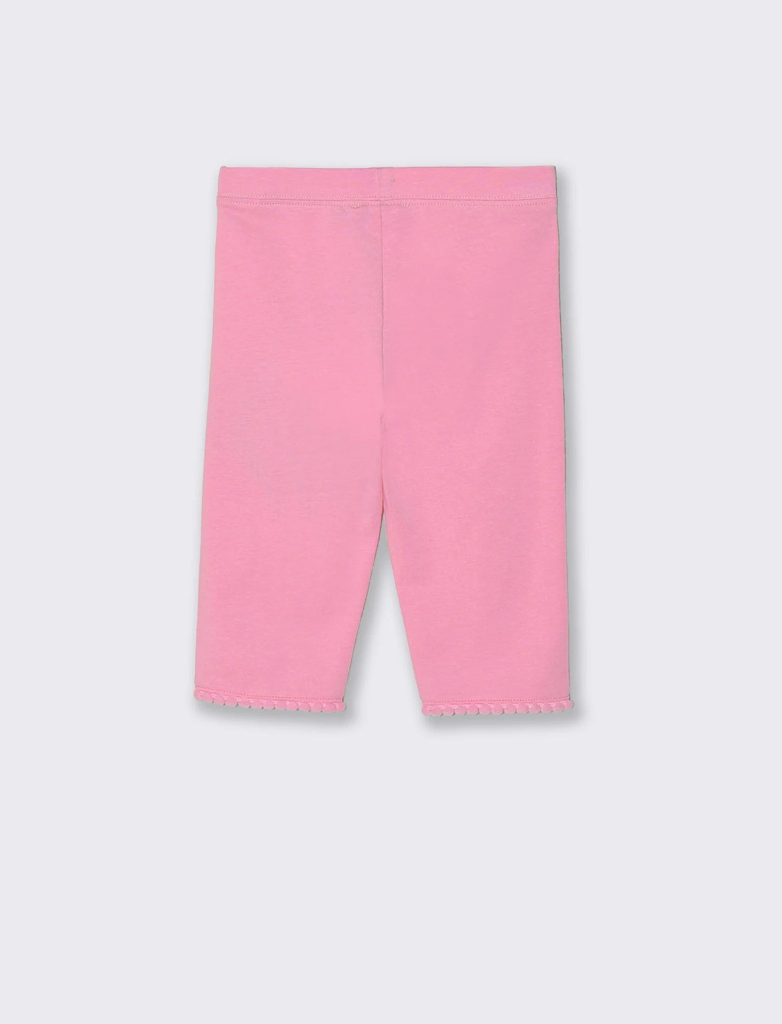 Leggings al ginocchio con ricamo e passamaneria - Rosso - Image 2