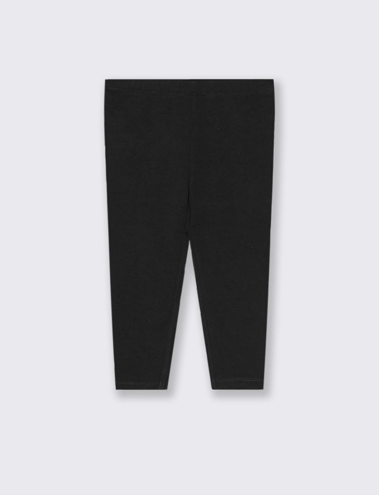 Leggings basici in tinta unita - Nero