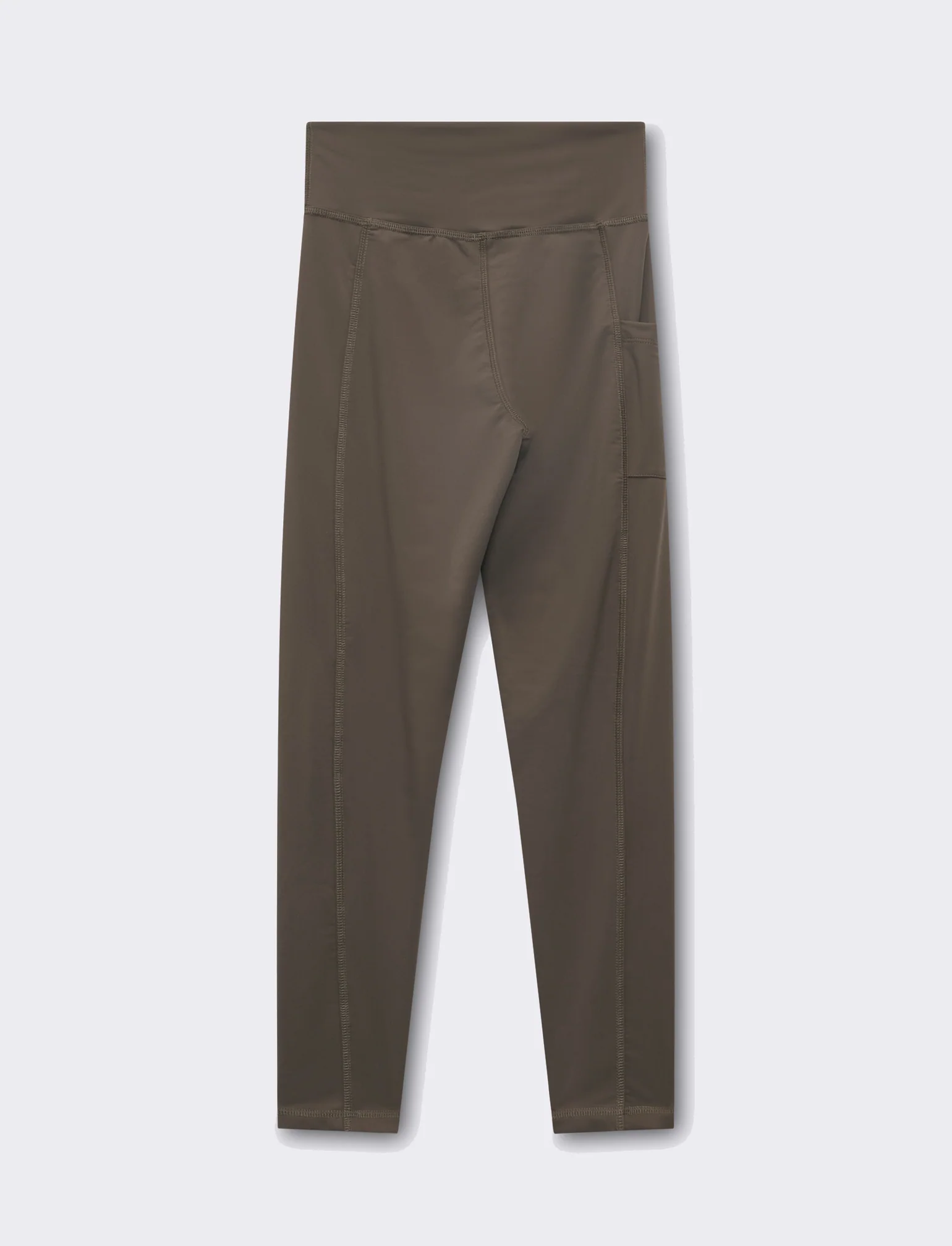 Leggings basico con tasca da donna - Verde salvia - Image 2