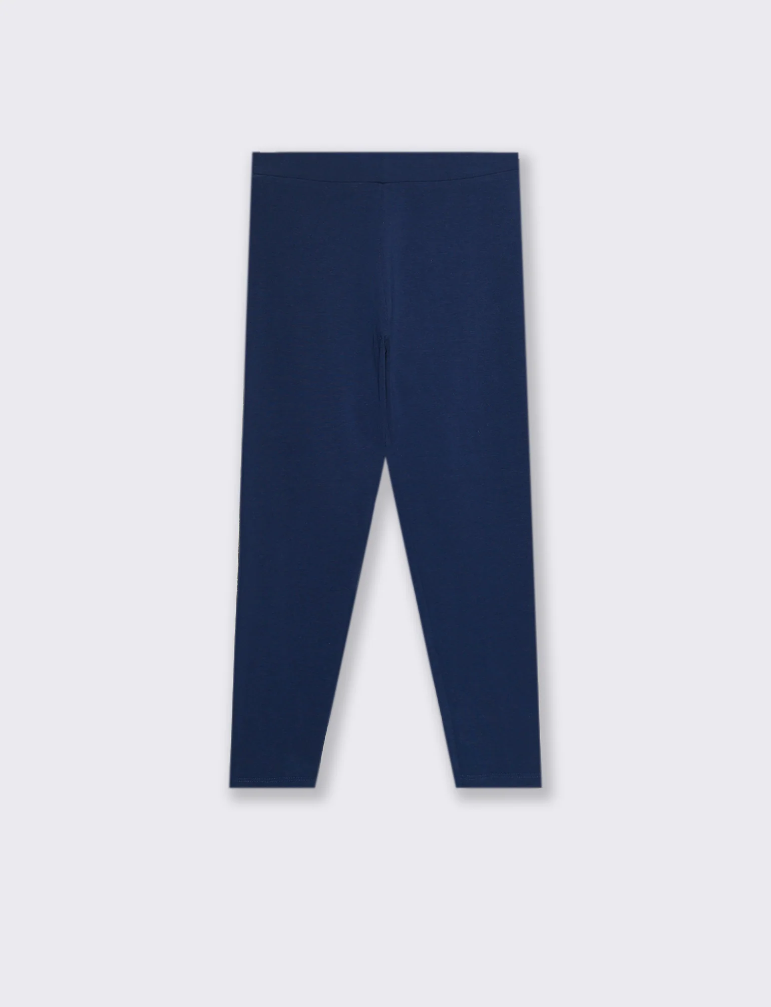 Leggings basico elasticizzato. - Blu - Image 2