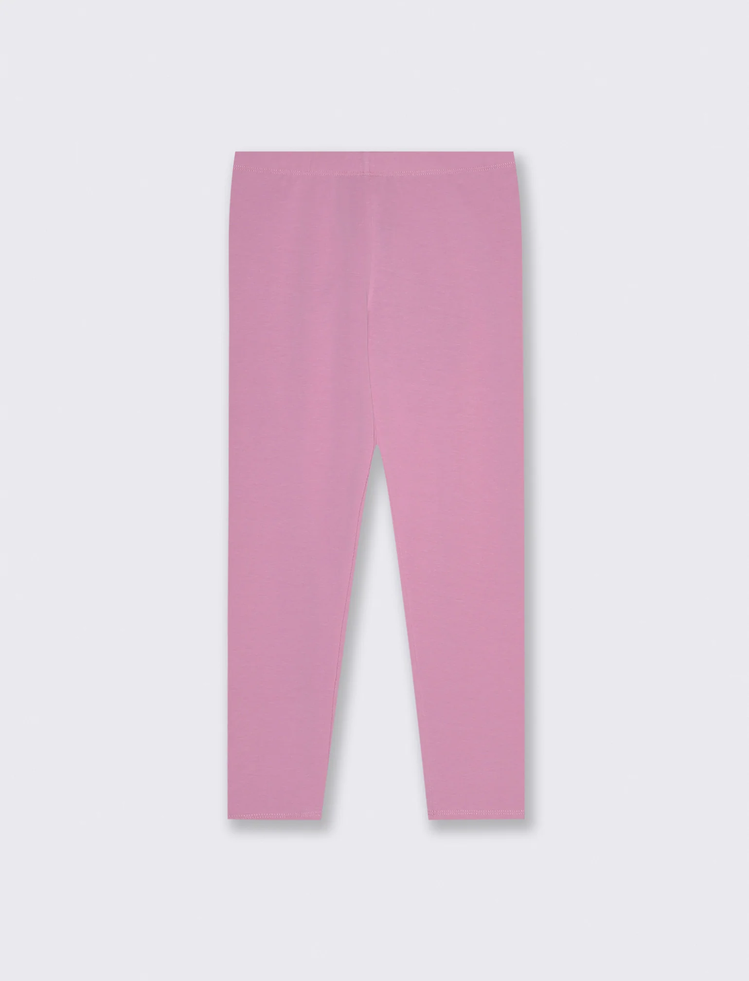 Leggings basico elasticizzato per bambina - Viola malva