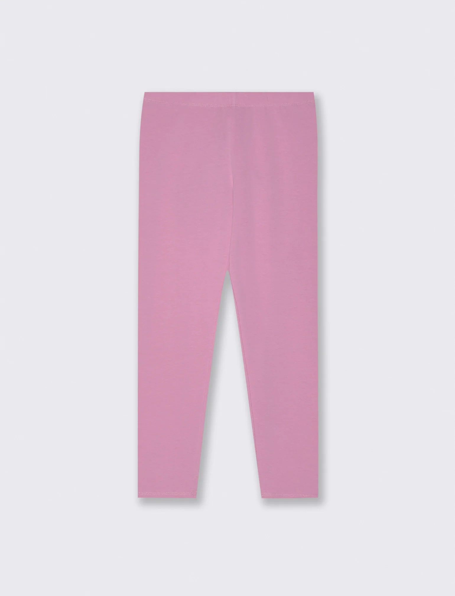 Leggings basico elasticizzato per bambina - Viola malva - Image 2