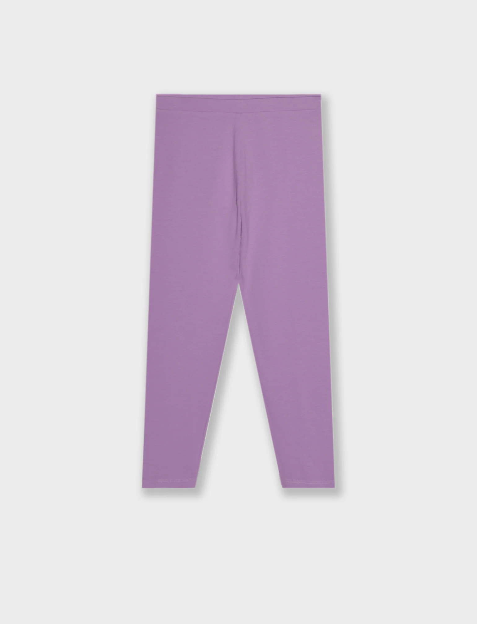 Leggings basico elasticizzato. - Viola malva - Image 2