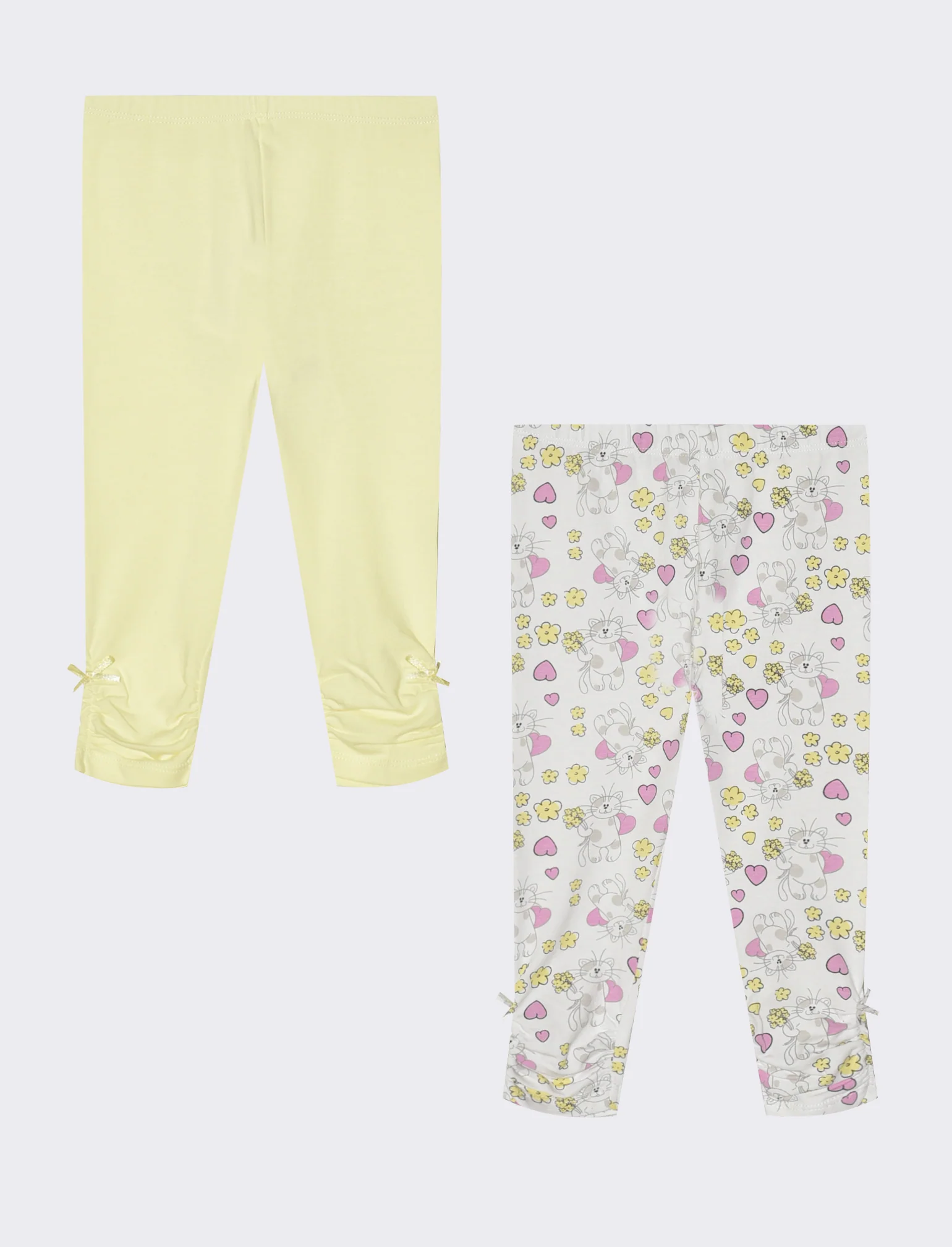 Leggings bipack: uniti e fantasiosi - Giallo - Image 2
