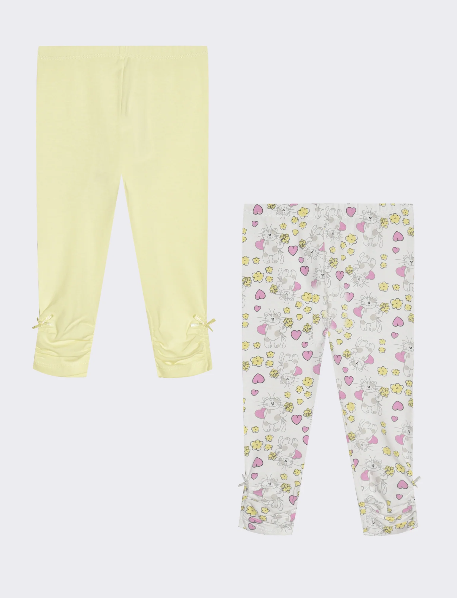 Leggings bipack: uniti e fantasiosi - Giallo - Image 3