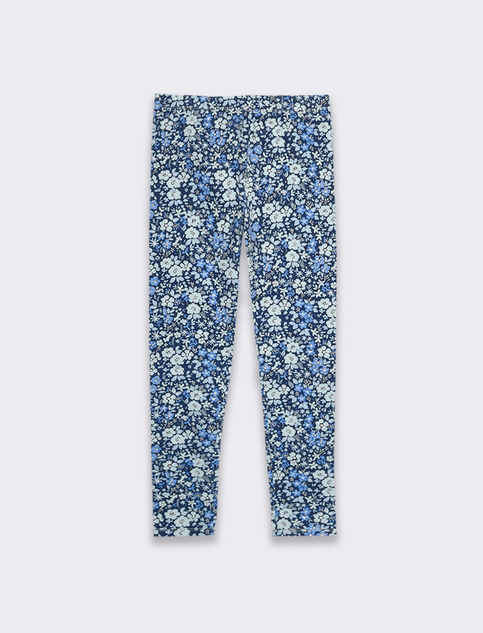 Leggings con stampa all over da bambina - Blu - Image 2