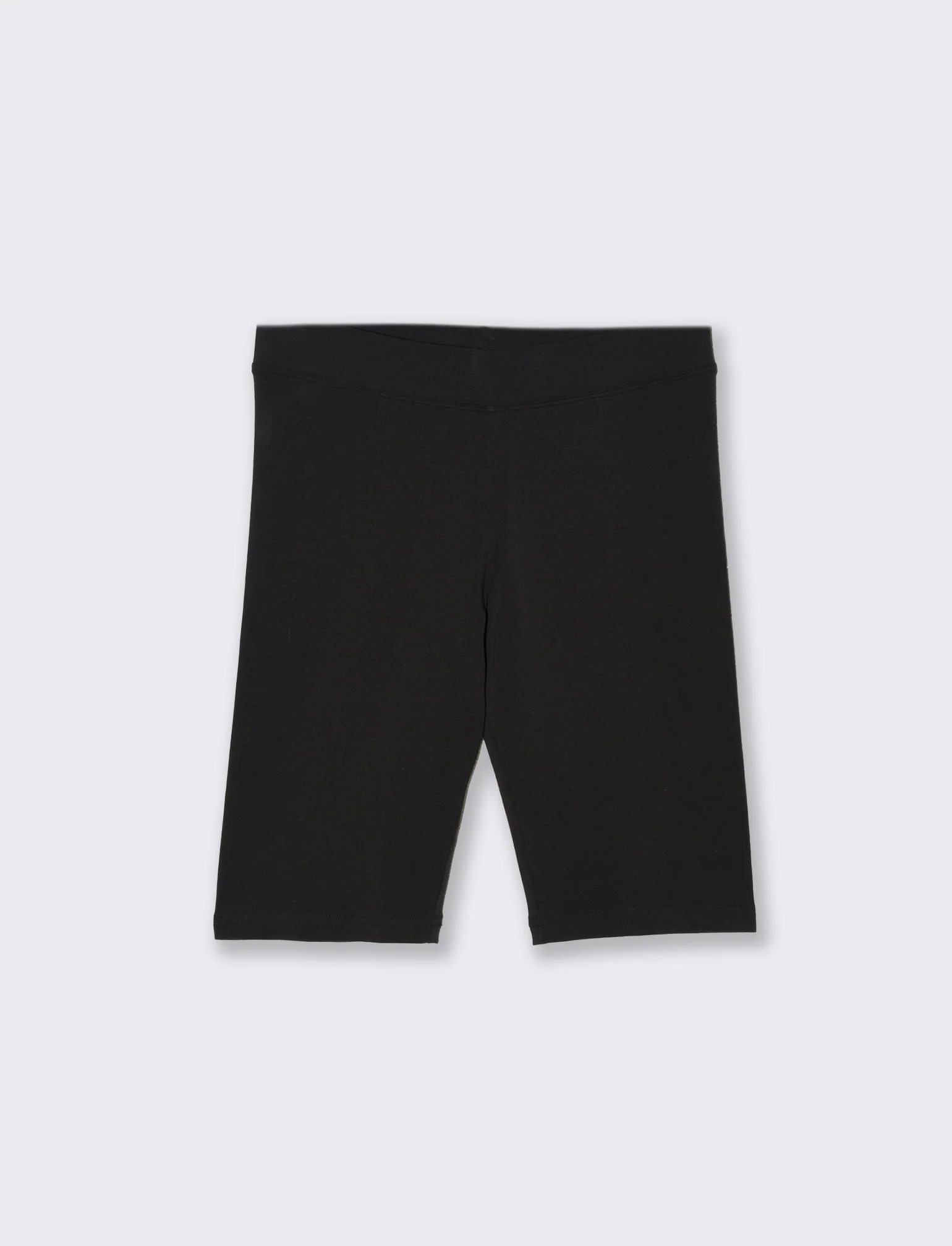 Leggings corto basico da donna - Nero - Image 4