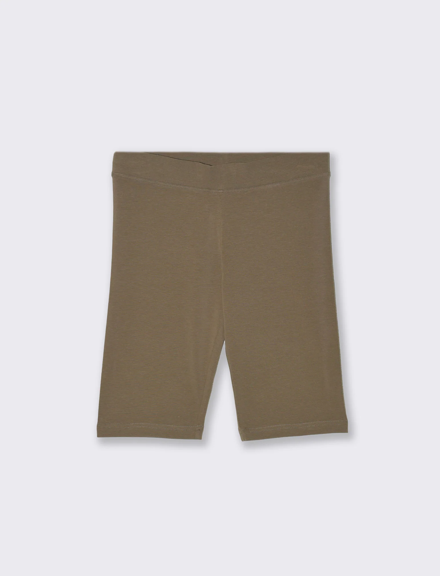 Leggings corto basico da donna - Verde salvia