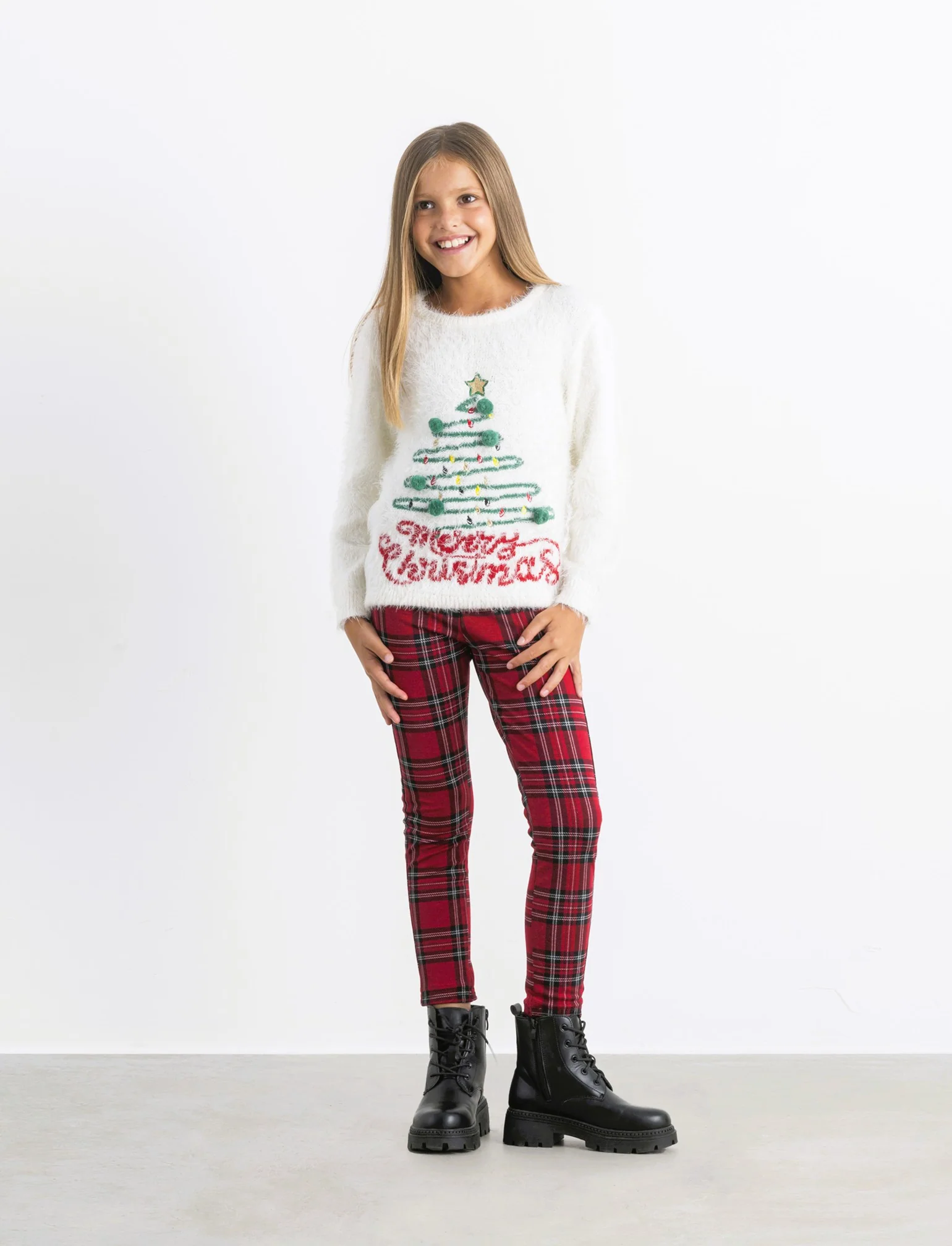 Leggings da bambina quadri - Fantasia - Image 3