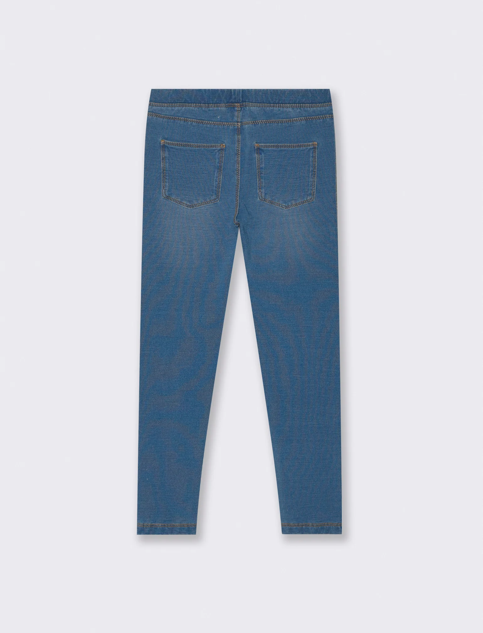 Leggings effetto denim. - Denim - Image 2
