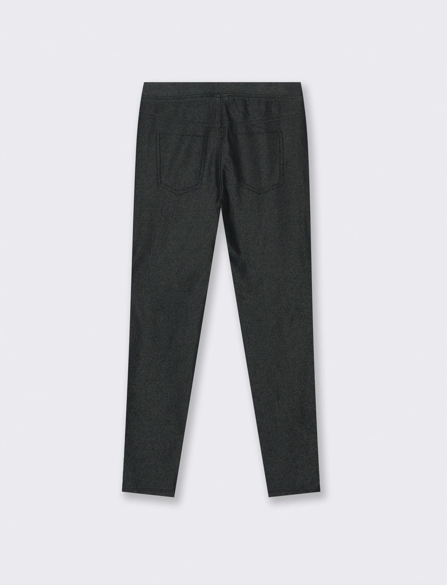 Leggings effetto denim - Nero - Image 2