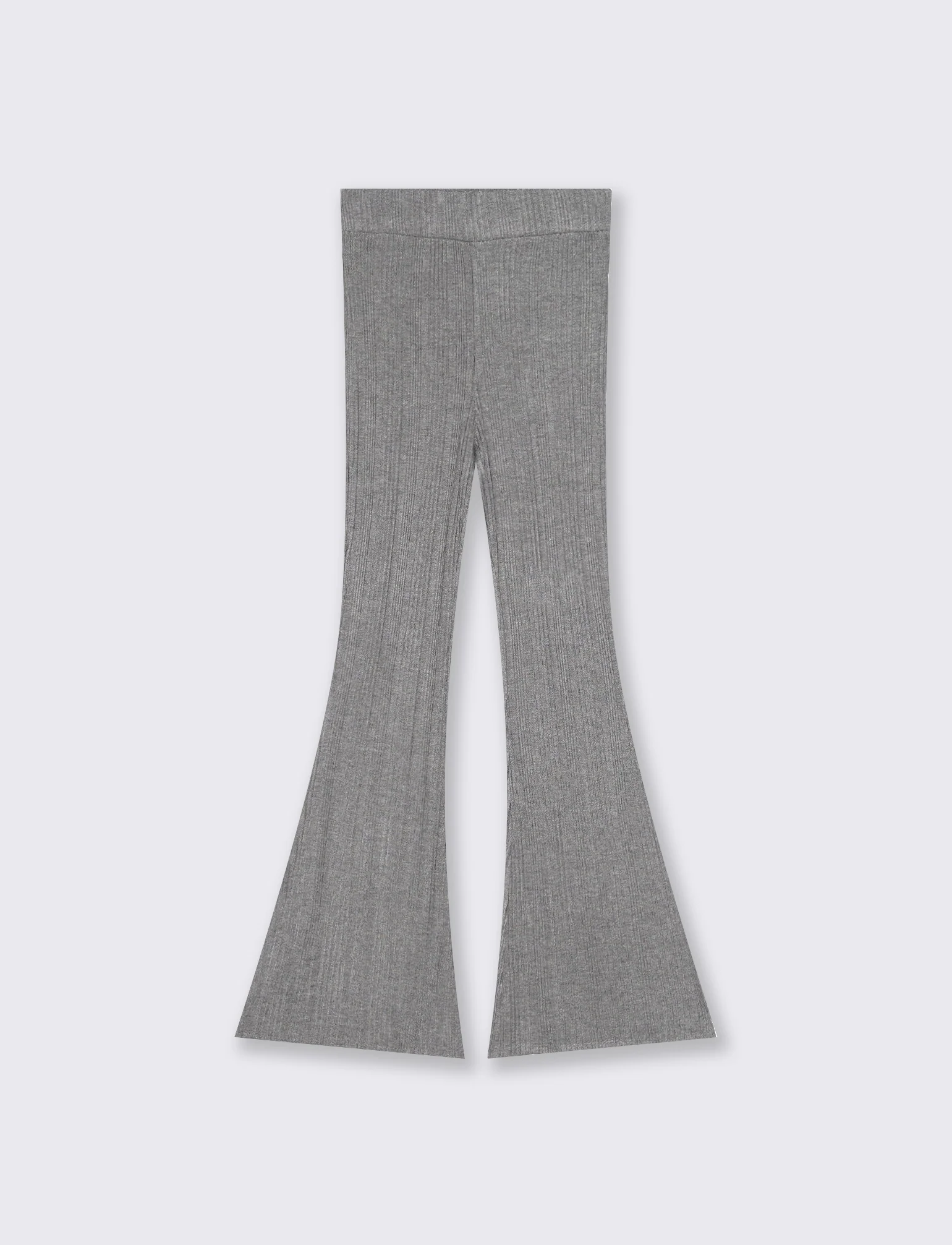 LEGGINGS  FLARE - Grigio melange - Image 2