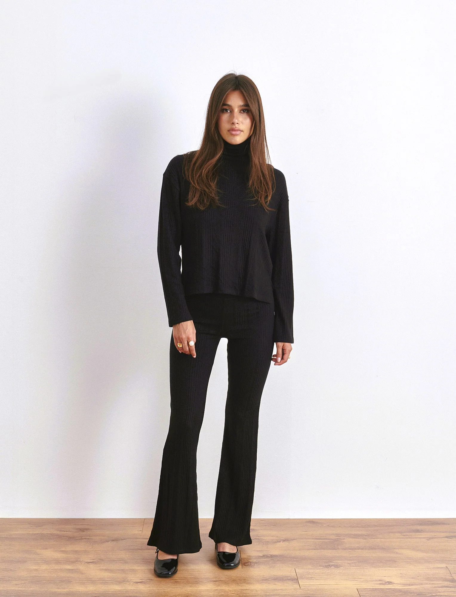 LEGGINGS  FLARE - Nero - Image 3