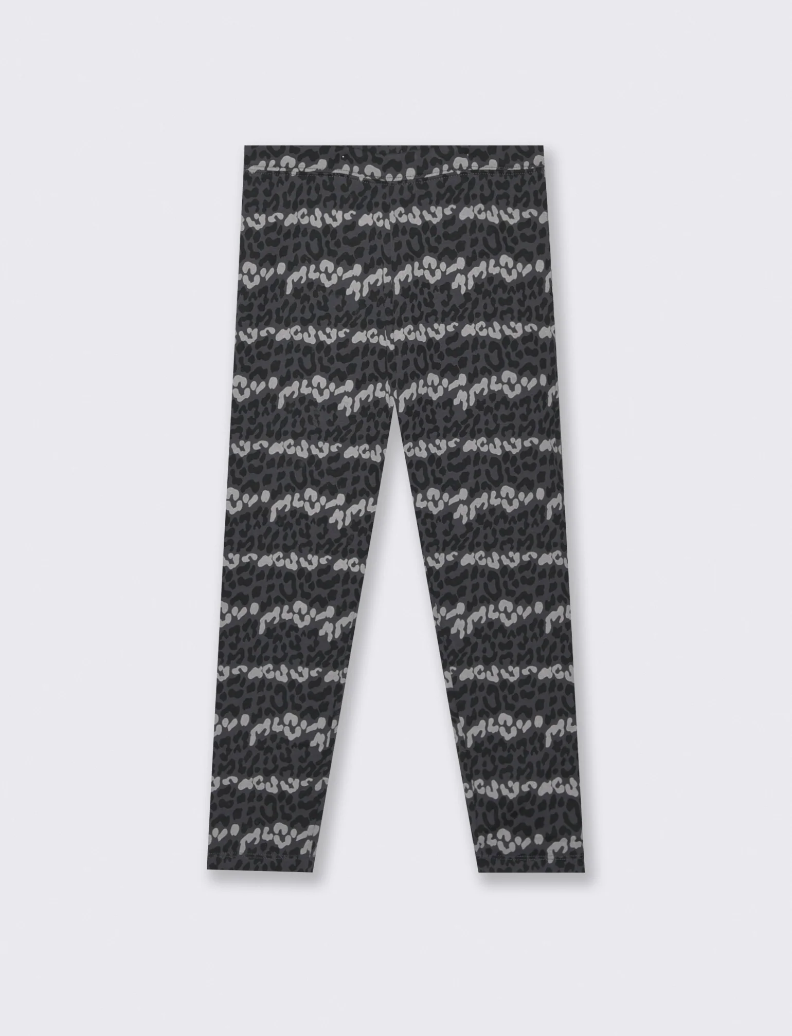 Leggings garzato fantasia - Nero - Image 2