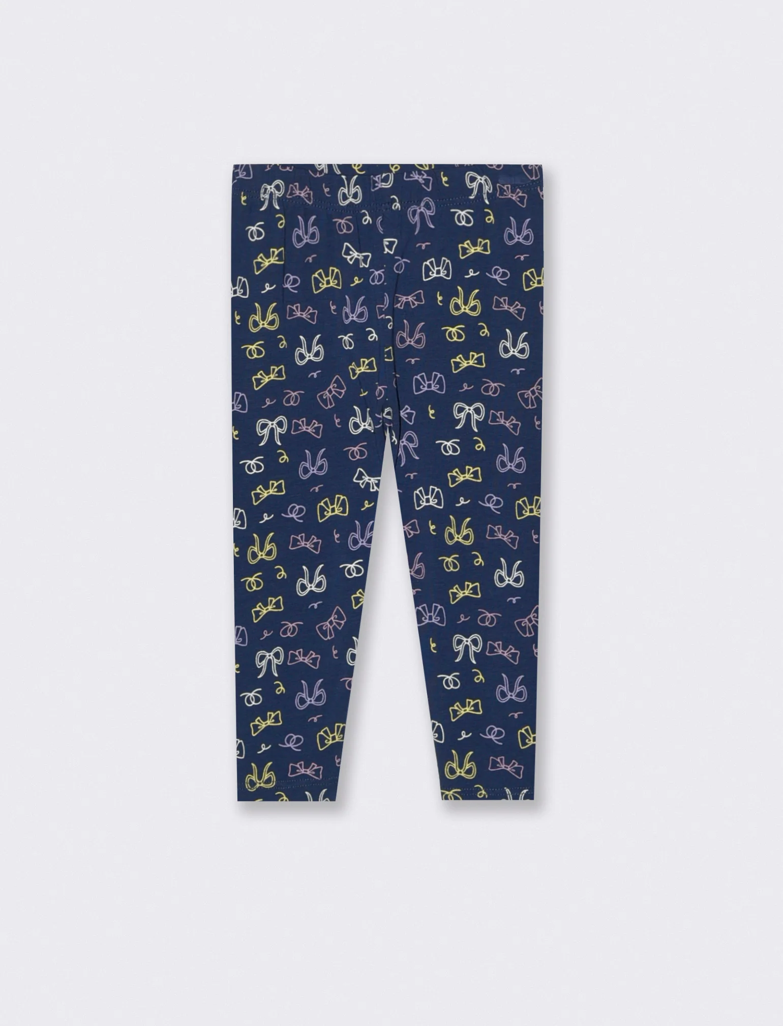 Leggings in jersey elastico a fantasia - Blu