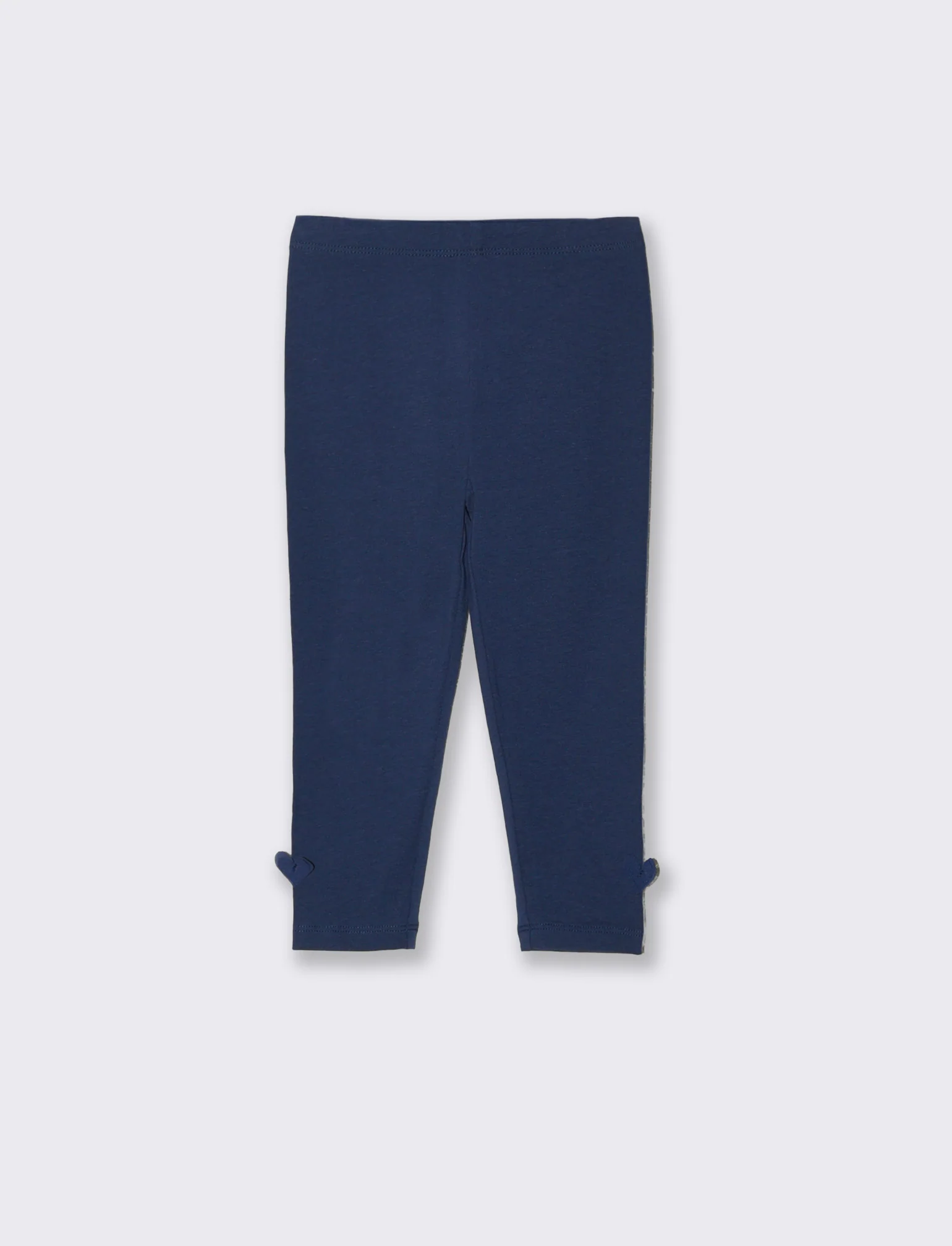 Leggings in jersey elastico con applicazioni - Blu - Image 3