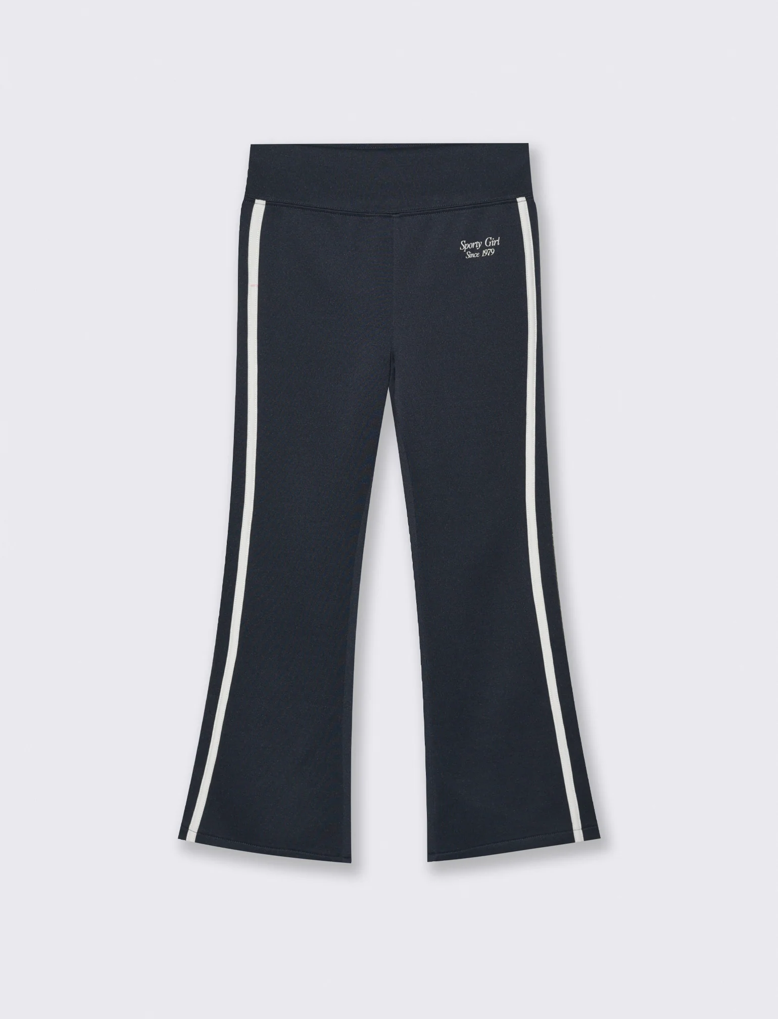 Leggings in tessuto tecnico con profili a contrasto. - Blu - Image 3