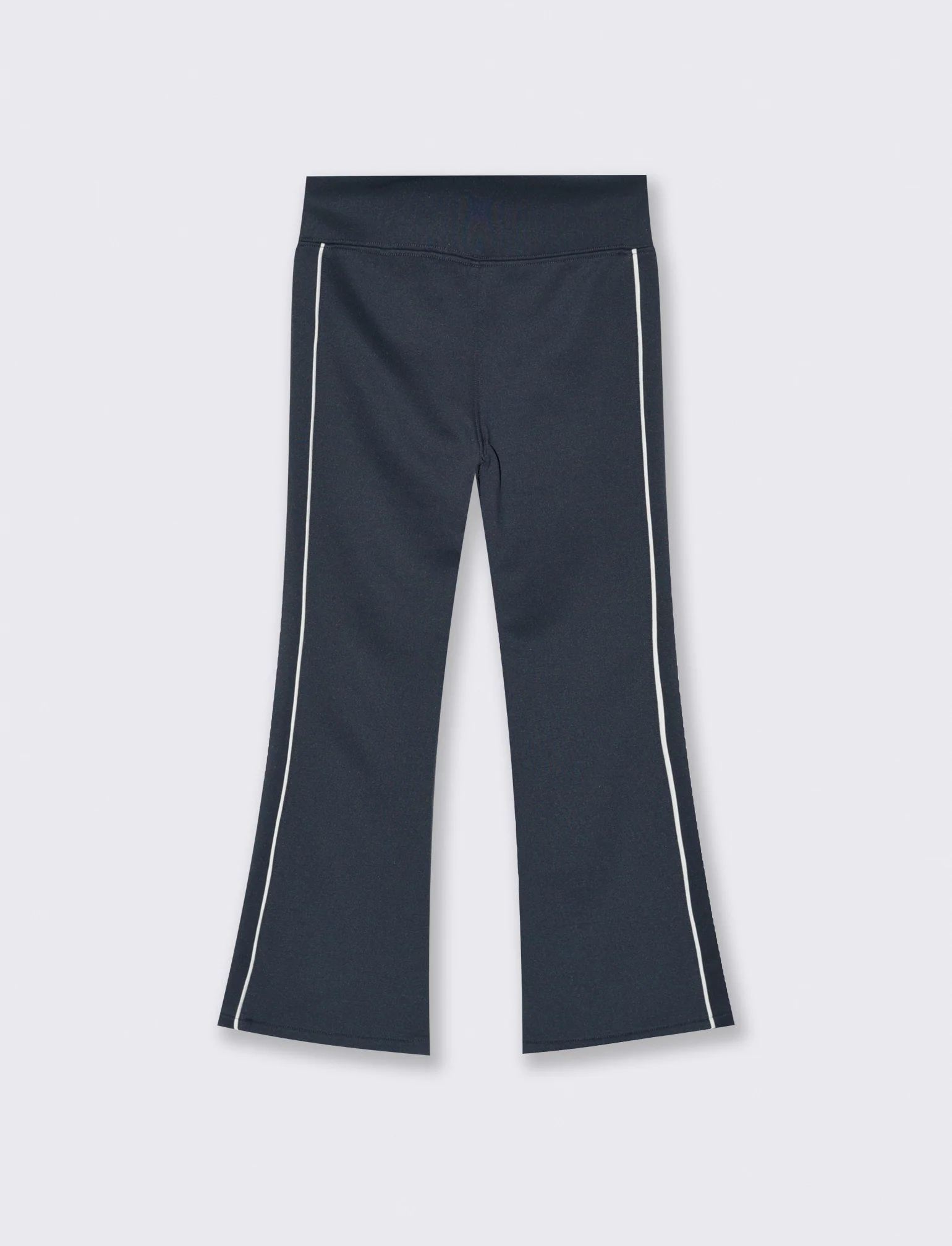 Leggings in tessuto tecnico con profili a contrasto. - Blu - Image 4