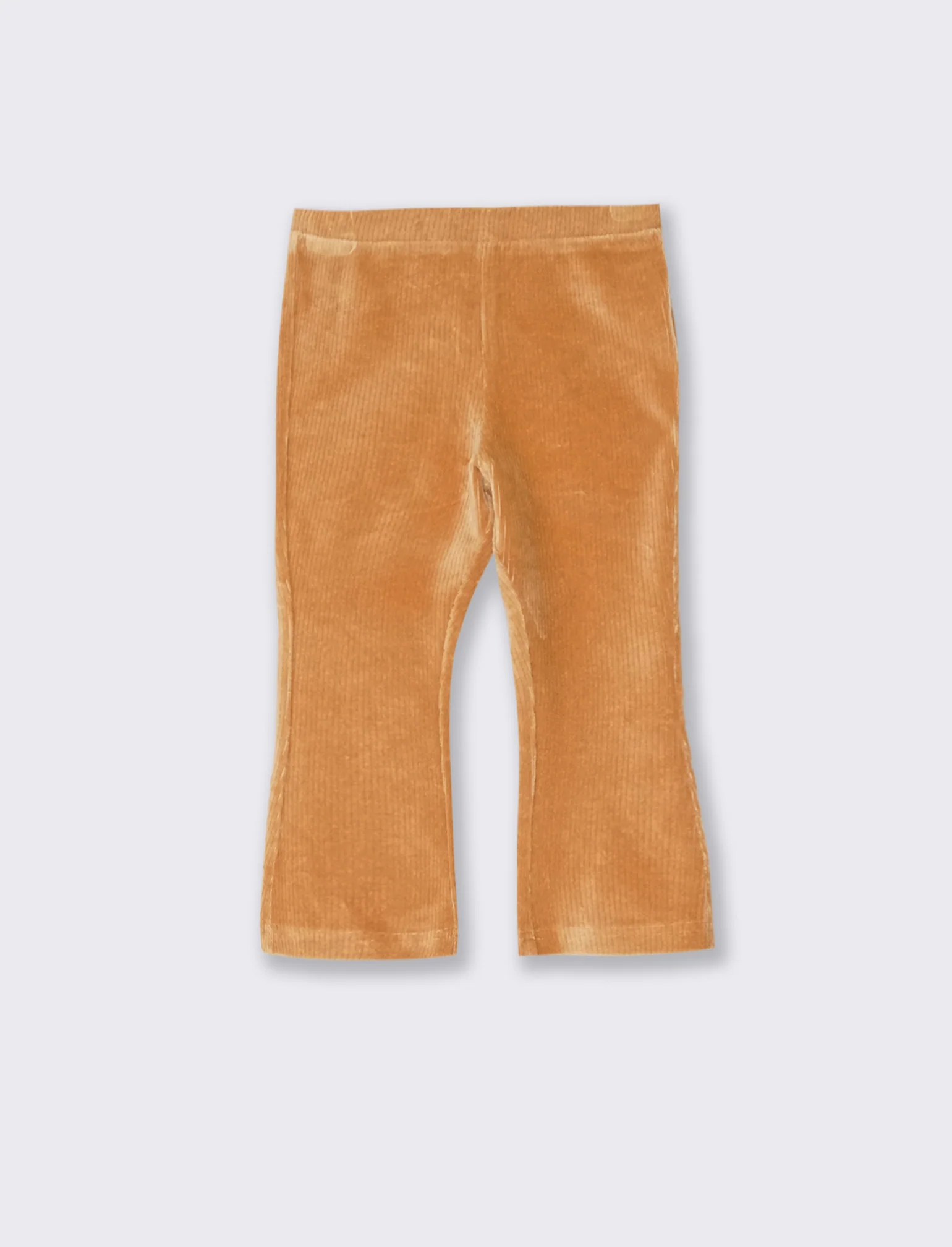 Leggings in velluto - Beige biscotto - Image 2